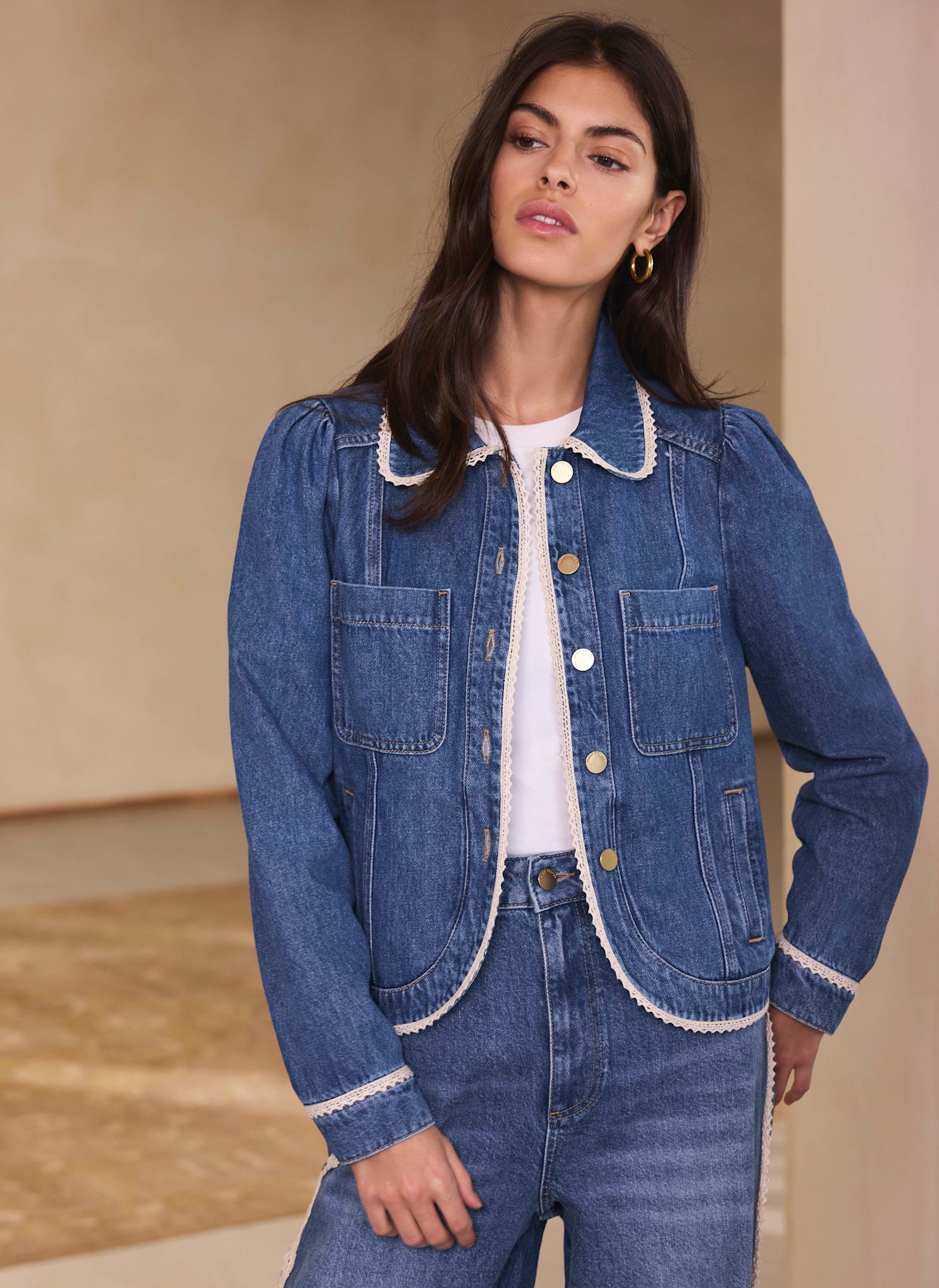 3633-mid-indigo-crochet-trim-denim-jacket-2.jpg Mid Indigo Crochet Trim Denim Jacket