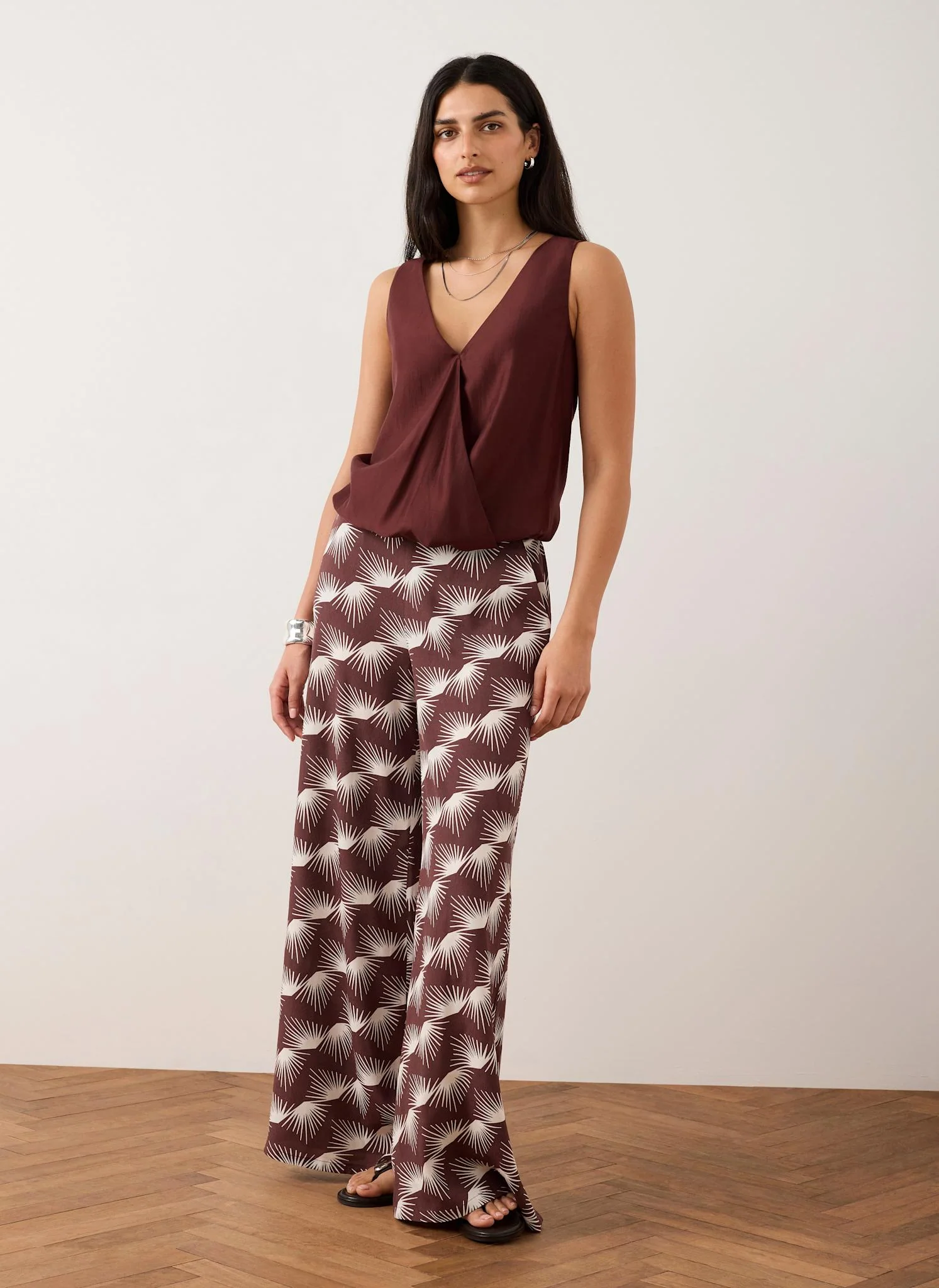 3661-burgundy-graphic-print-wide-leg-trousers-6.webp Burgundy Graphic Print Wide Leg Trousers