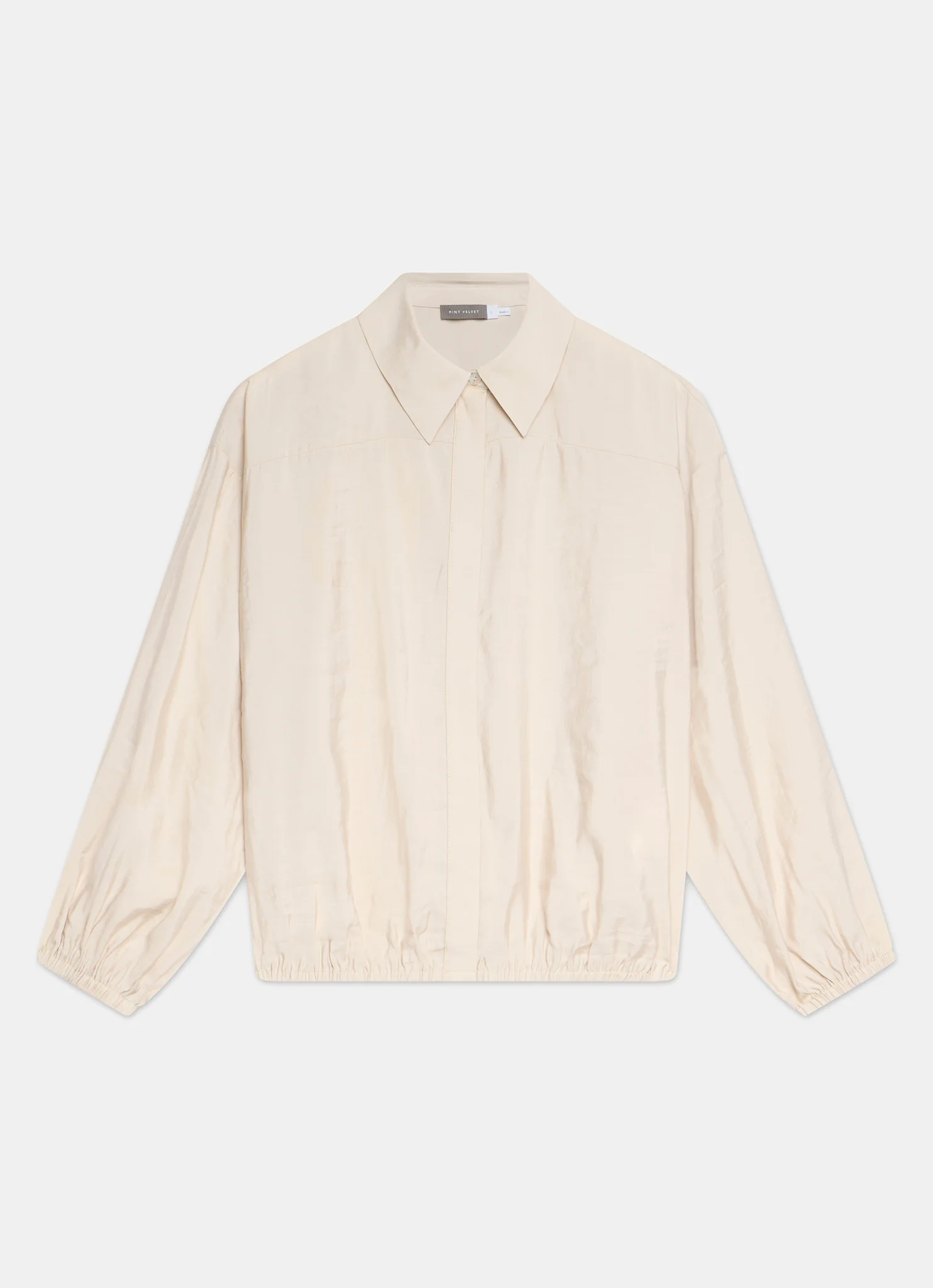 Neutral Long Sleeve Minimalist Shirt