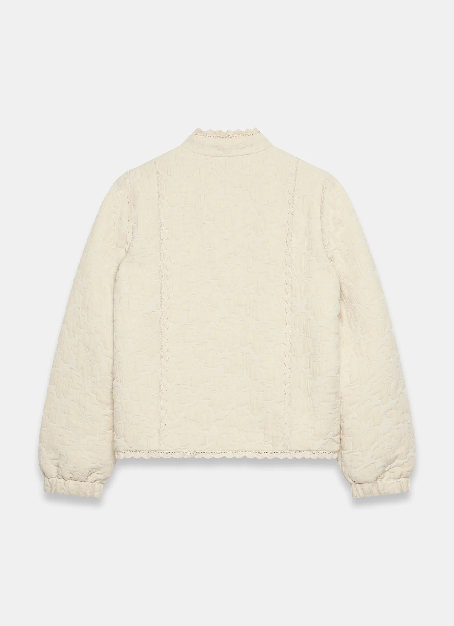 3724-cream-floral-jacquard-quilted-jacket-8.webp Cream Floral Jacquard Quilted Jacket