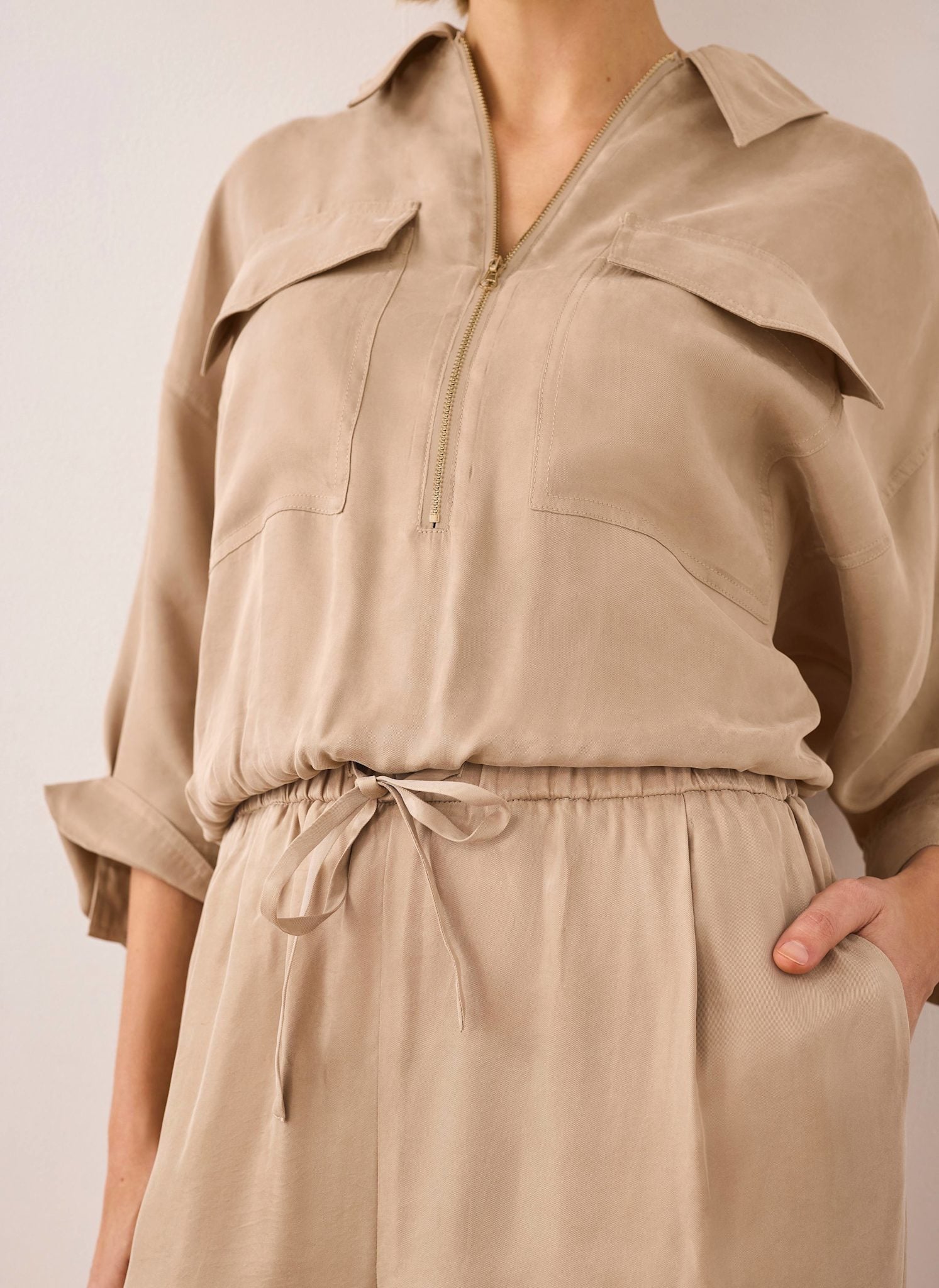3835-neutral-zip-detail-blouse-5.jpg Neutral Zip Detail Blouse