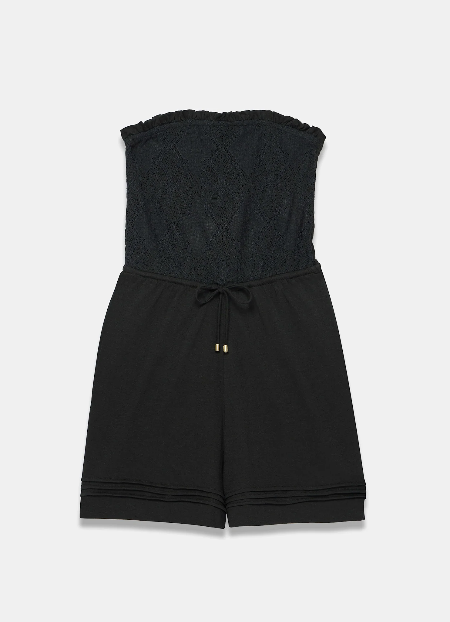 395-black-bandeau-lace-detail-playsuit-6.webp Black Bandeau Lace Detail Playsuit