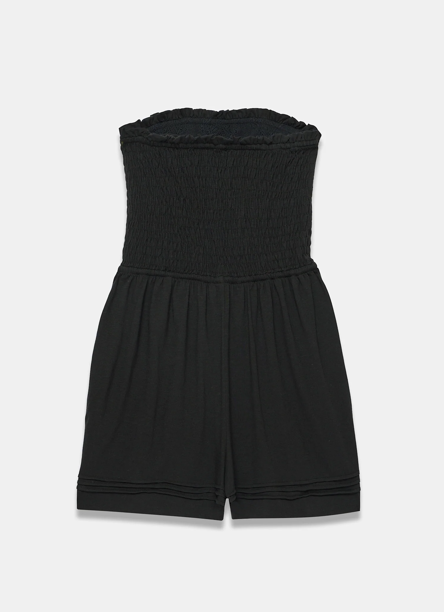395-black-bandeau-lace-detail-playsuit-7.webp Black Bandeau Lace Detail Playsuit