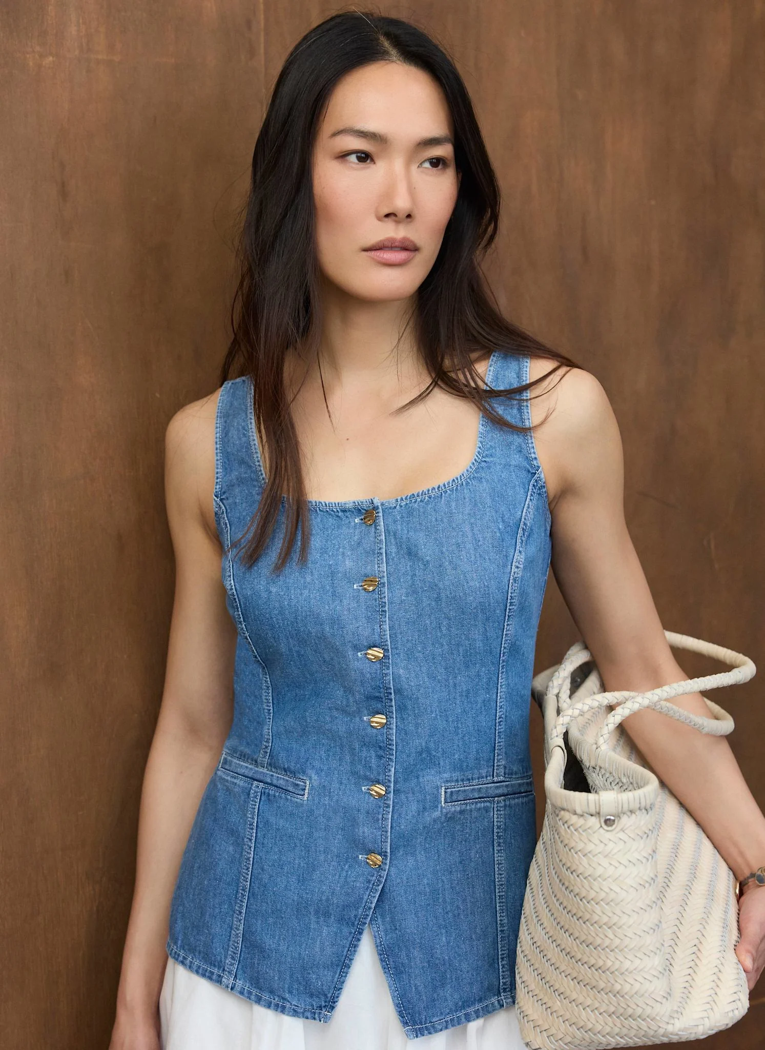 3966-mid-indigo-denim-top-2.webp Mid Indigo Denim Top