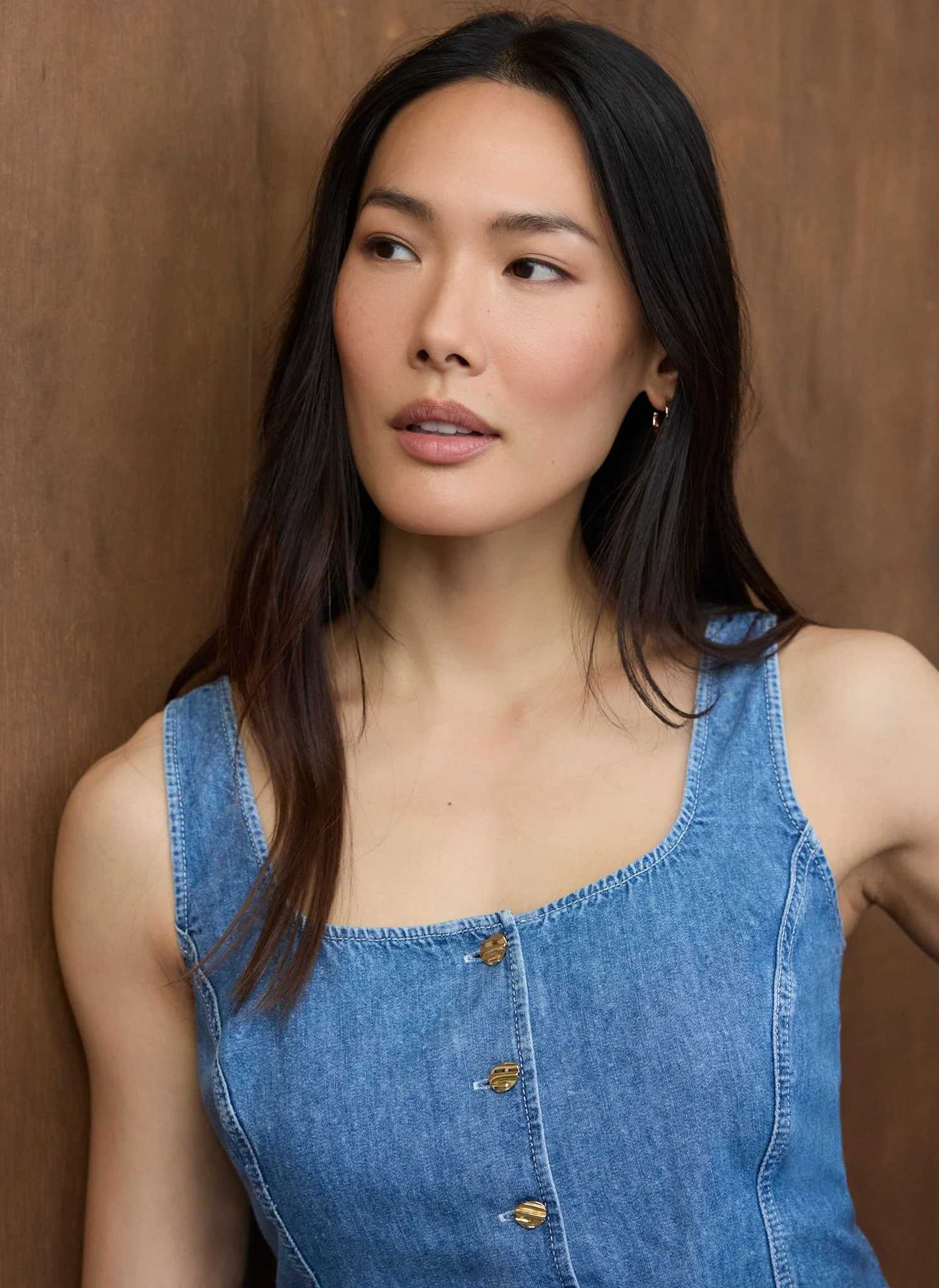 3966-mid-indigo-denim-top-4.webp Mid Indigo Denim Top