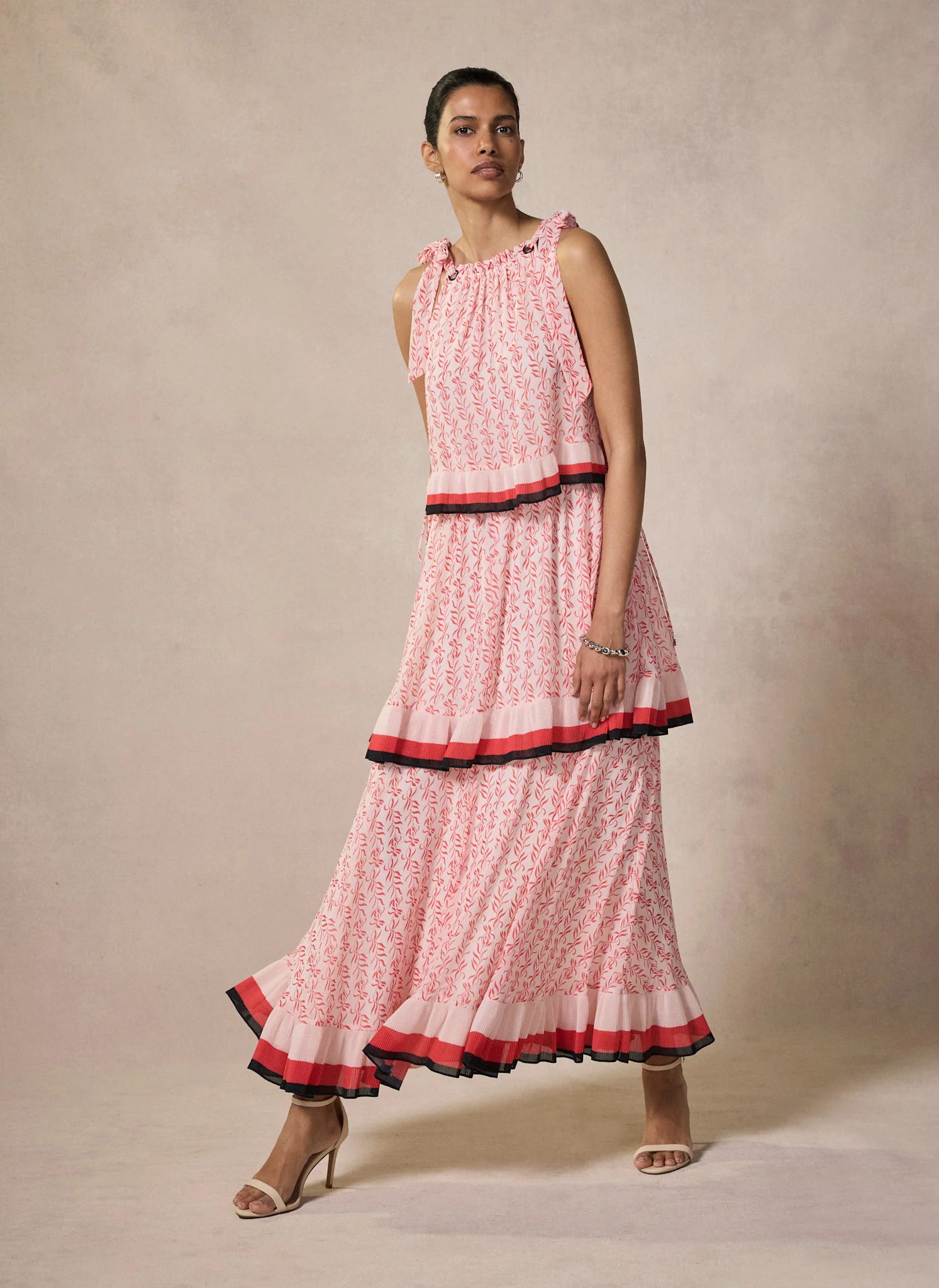3974-pink-printed-tiered-maxi-dress-2.webp Pink Printed Tiered Maxi Dress