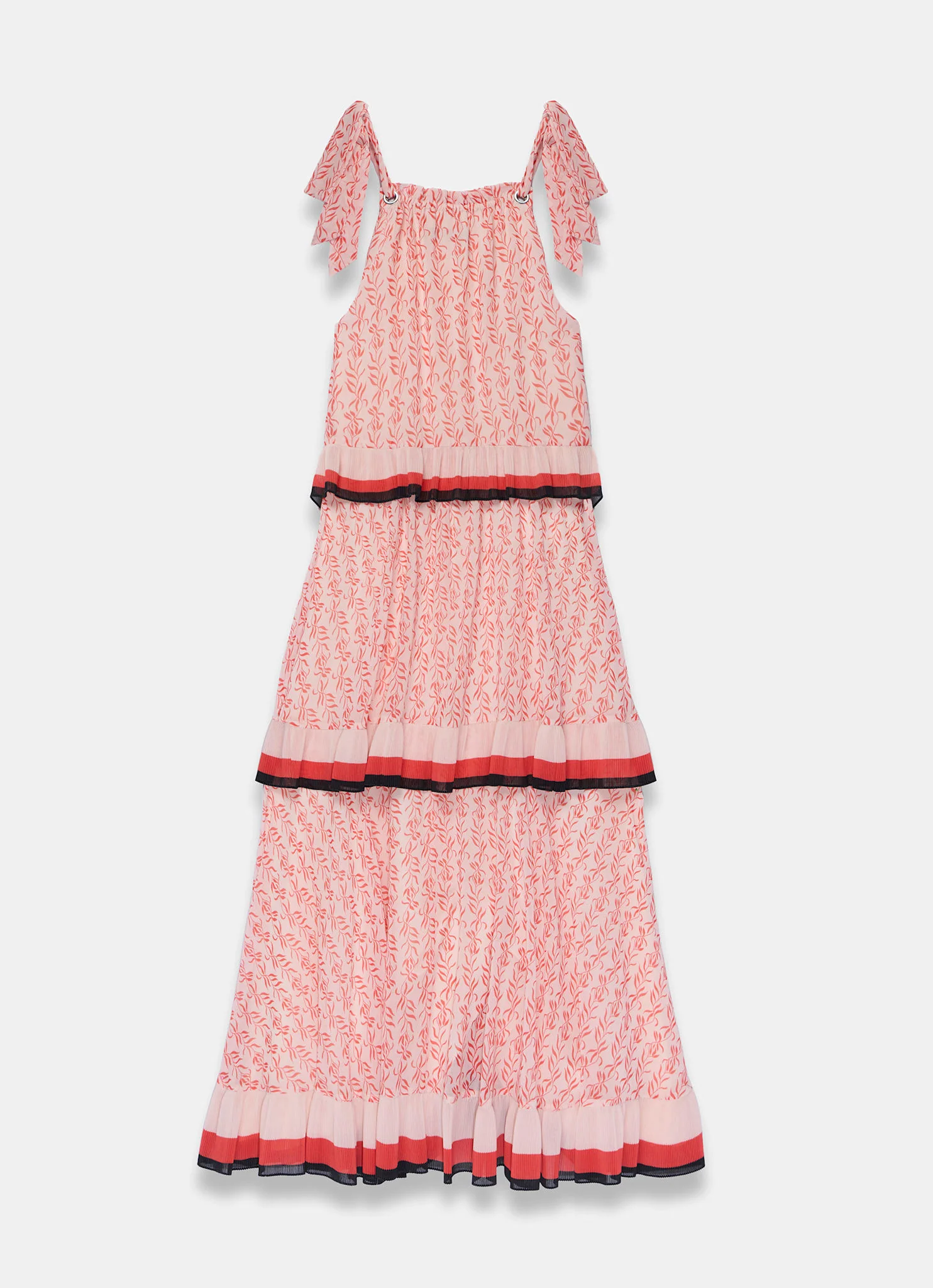 3974-pink-printed-tiered-maxi-dress-8.webp Pink Printed Tiered Maxi Dress