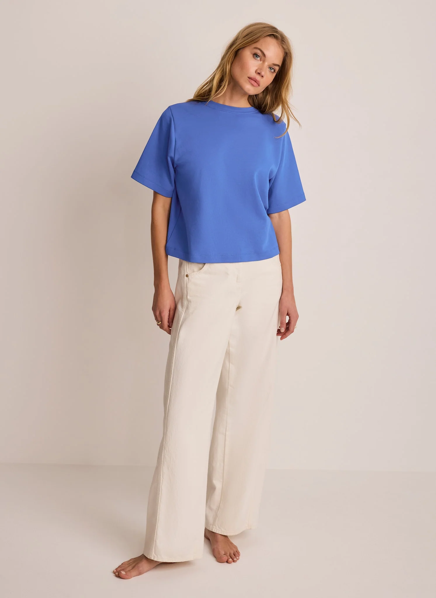 3988-blue-ultimate-cotton-t-shirt-5.webp Blue Ultimate Cotton T-Shirt