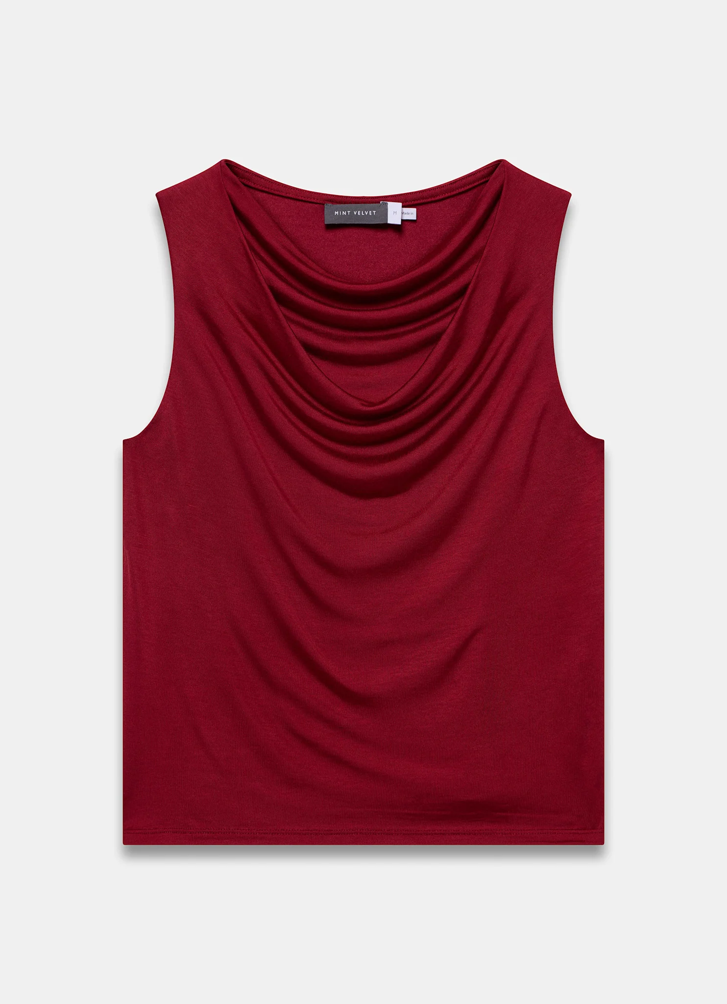 4006-red-cowl-neck-top-6.webp Red Cowl Neck Top