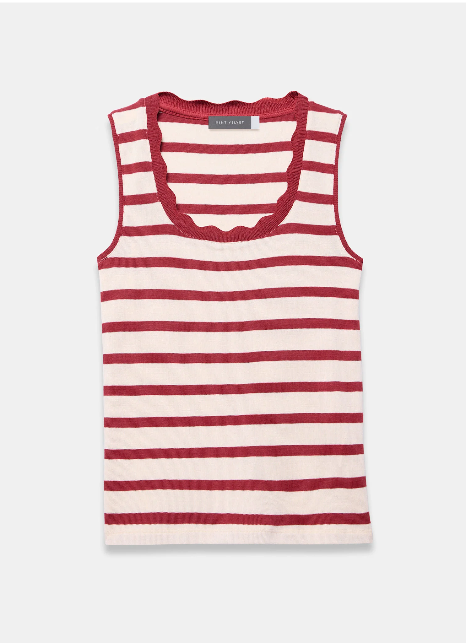 4116-red-stripe-scallop-trim-vest-5.webp Red Stripe Scallop Trim Vest