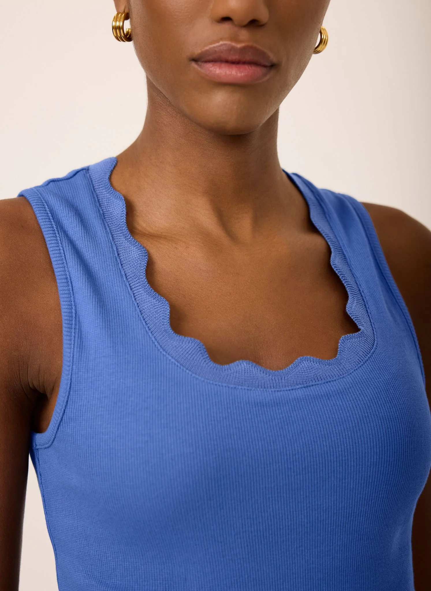 4122-blue-scallop-trim-vest-top-3.webp Blue Scallop Trim Vest Top