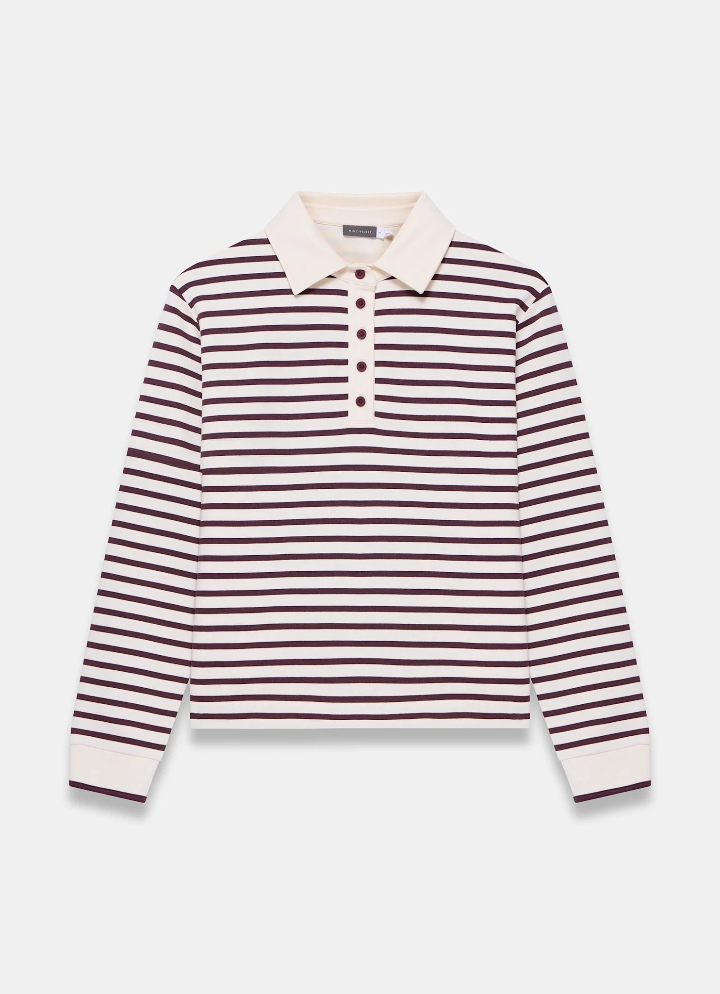 4238-burgundy-stripe-polo-shirt-top-7.webp Burgundy Stripe Polo Shirt Top