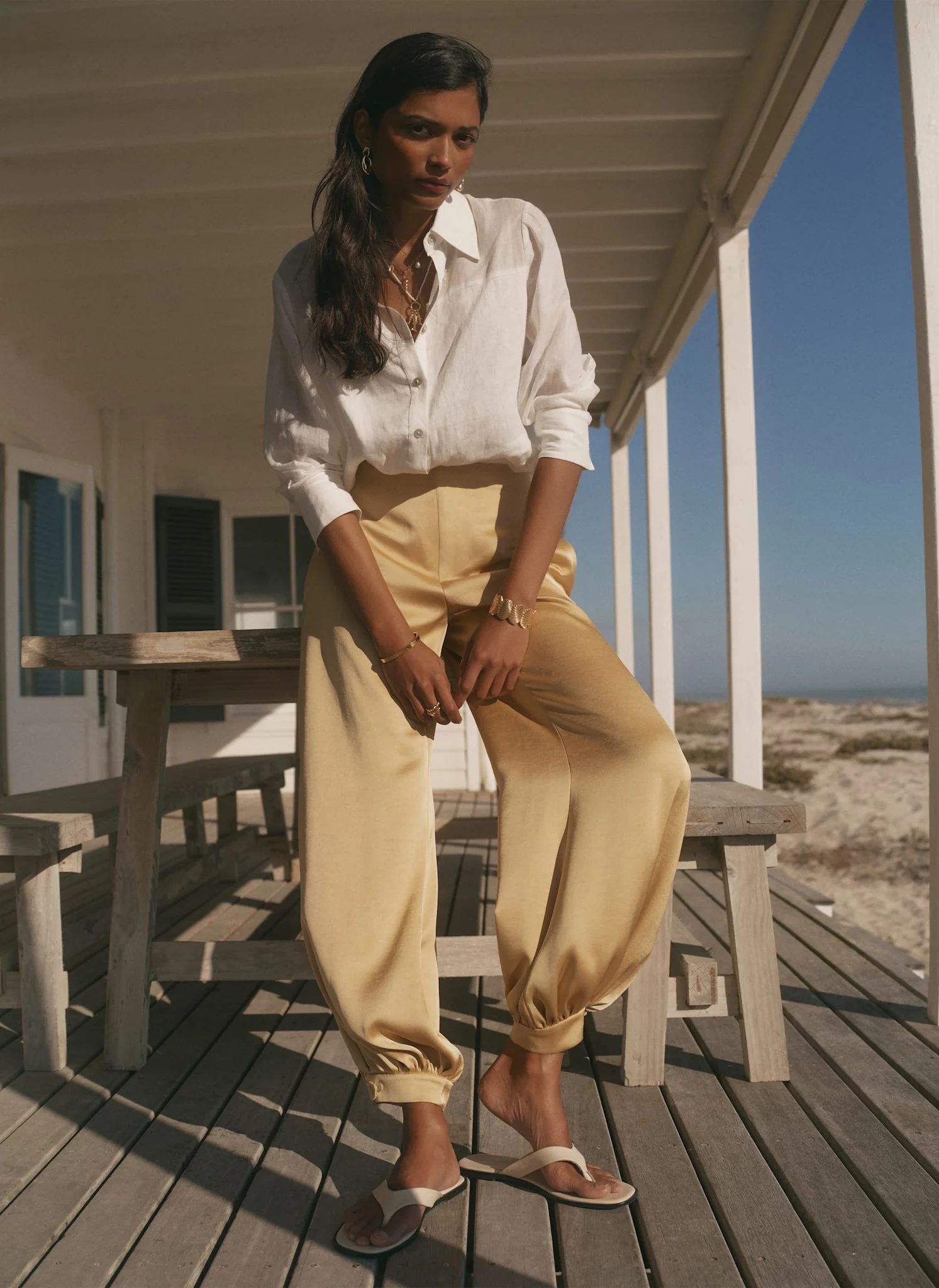 4266-yellow-satin-balloon-trousers-1.webp Yellow Satin Balloon Trousers