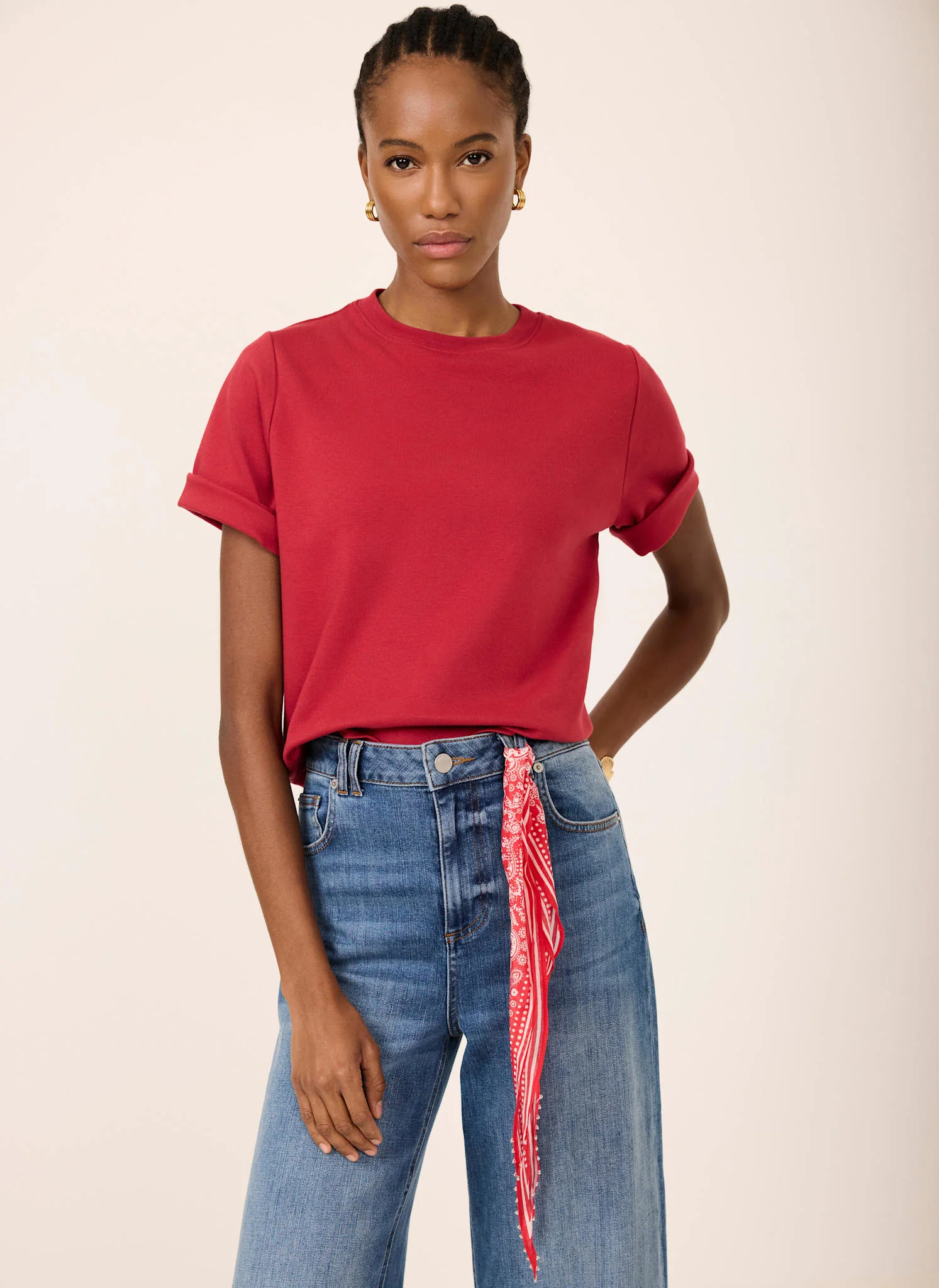 4332-red-ultimate-cotton-t-shirt-1.webp Red Ultimate Cotton T-Shirt