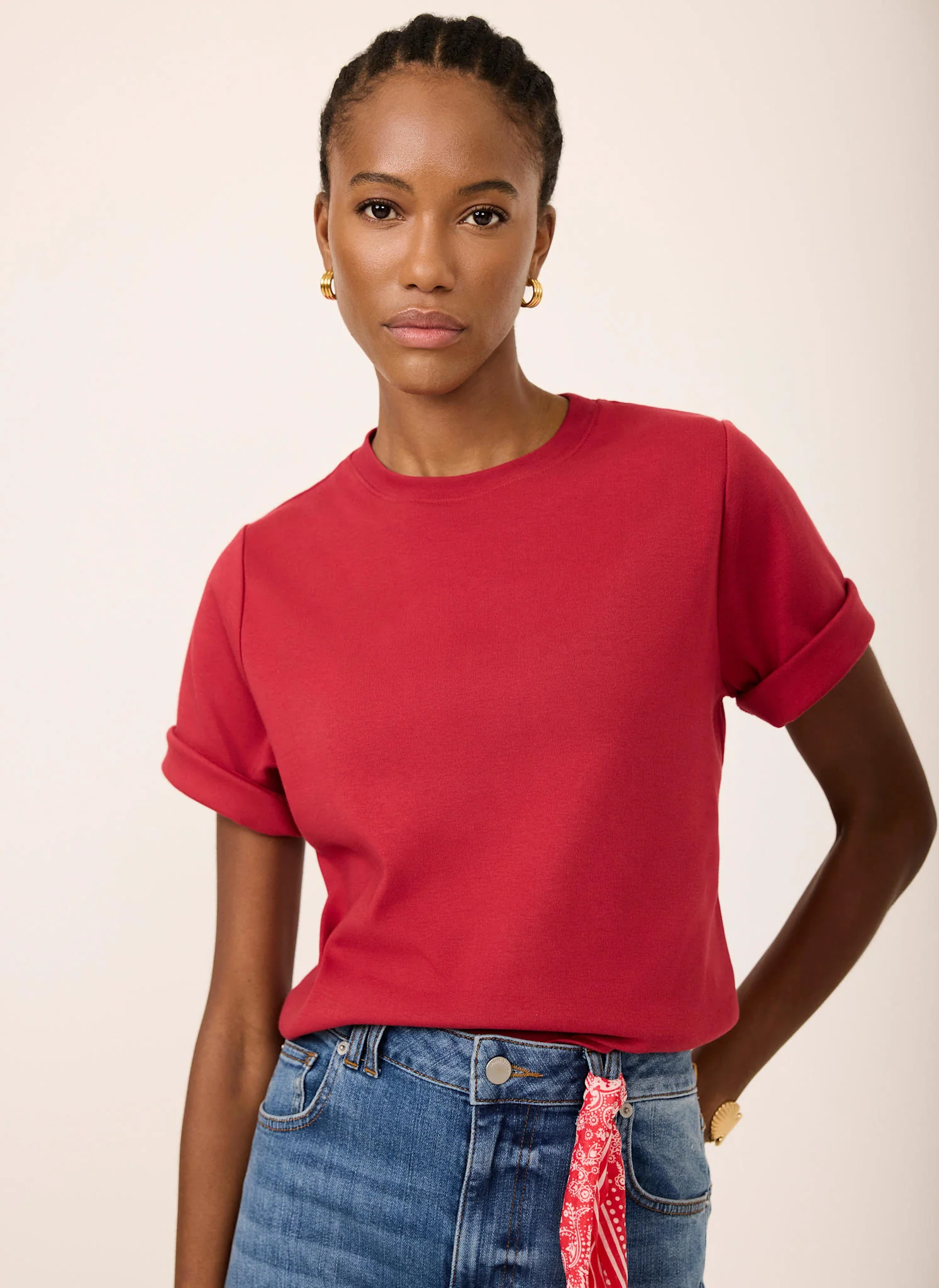 4332-red-ultimate-cotton-t-shirt-5.webp Red Ultimate Cotton T-Shirt