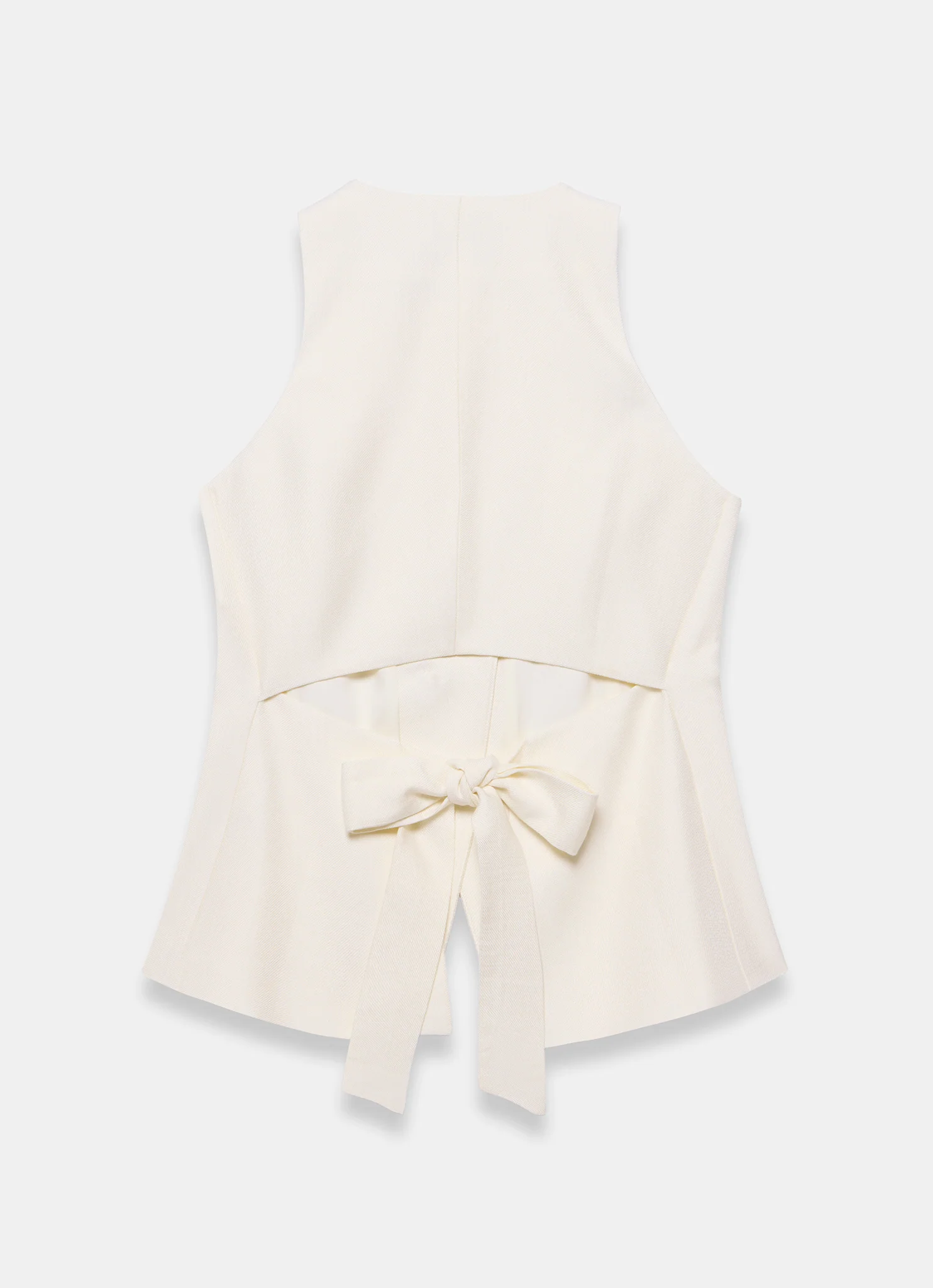 4568-cream-asymmetric-backless-waistcoat-7.webp Cream Asymmetric Backless Waistcoat
