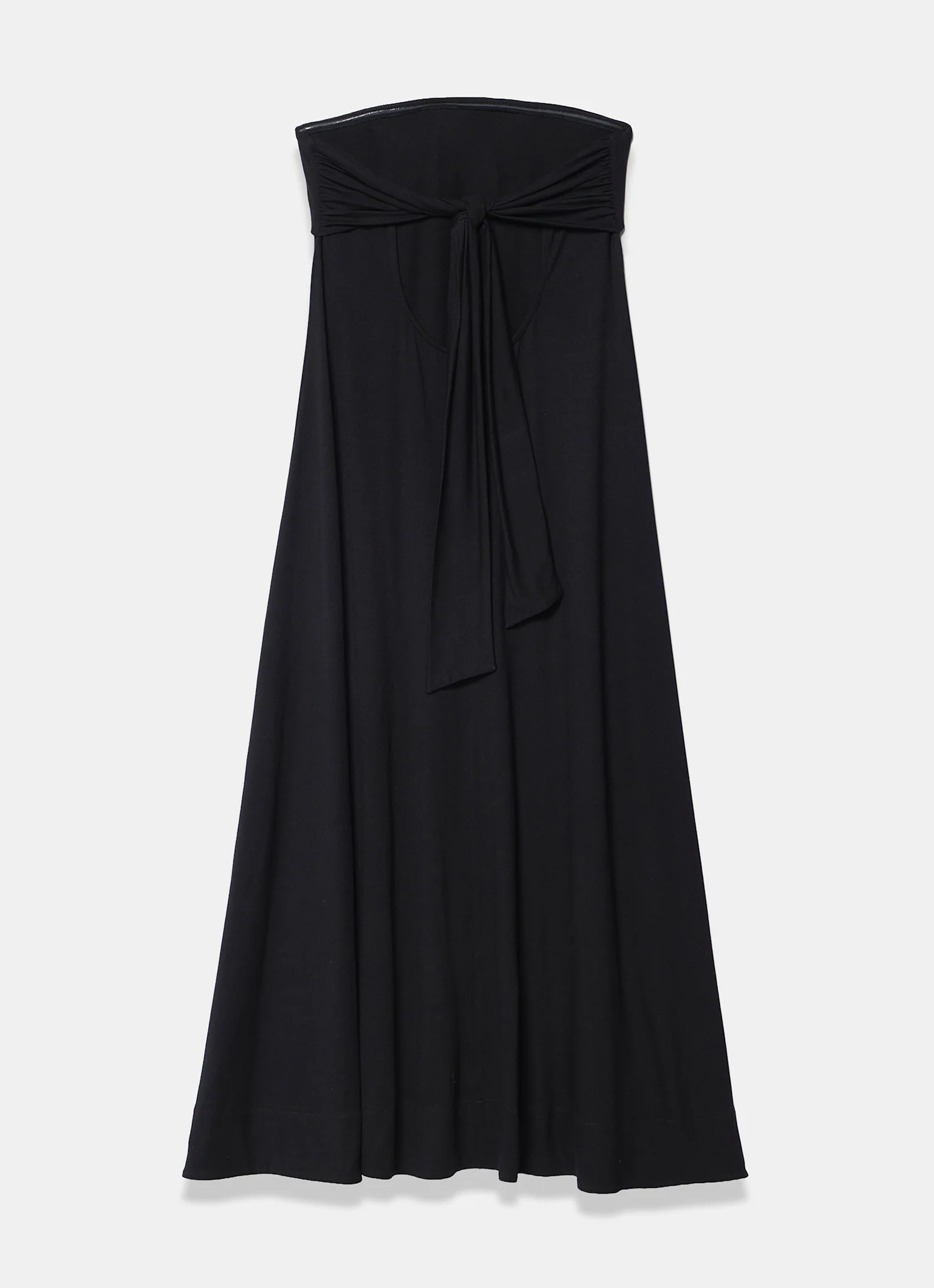 4604-black-jersey-bandeau-maxi-dress-7.webp Black Jersey Bandeau Maxi Dress