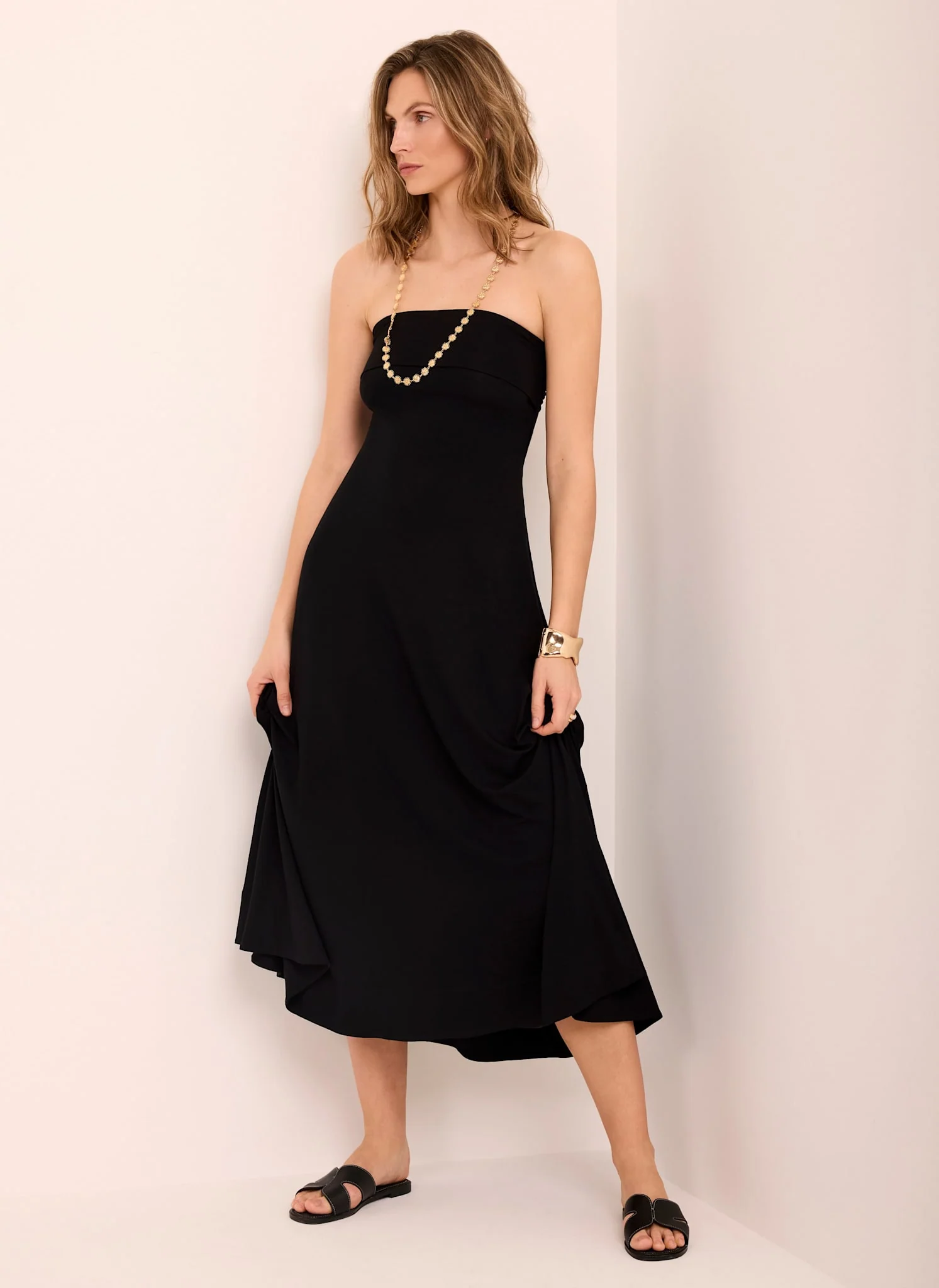 4605-xs-xs-variation-1.webp Black Jersey Bandeau Maxi Dress