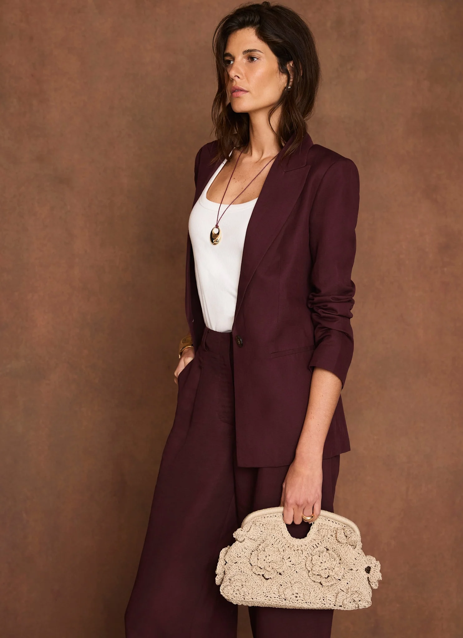 4650-burgundy-linen-blend-single-breasted-blazer-6.webp Burgundy Linen Blend Single Breasted Blazer
