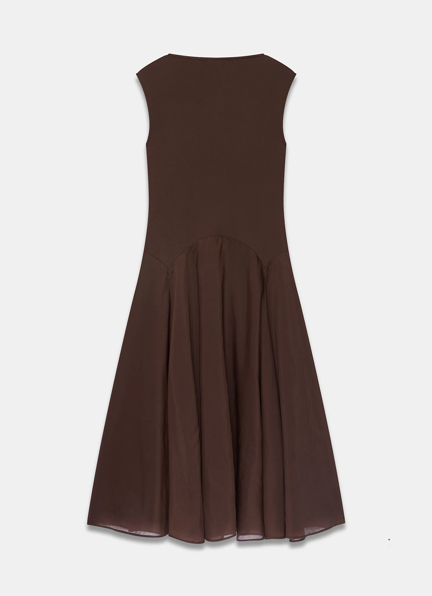 4724-brown-jersey-sleeveless-maxi-dress-8.webp Brown Jersey Sleeveless Maxi Dress
