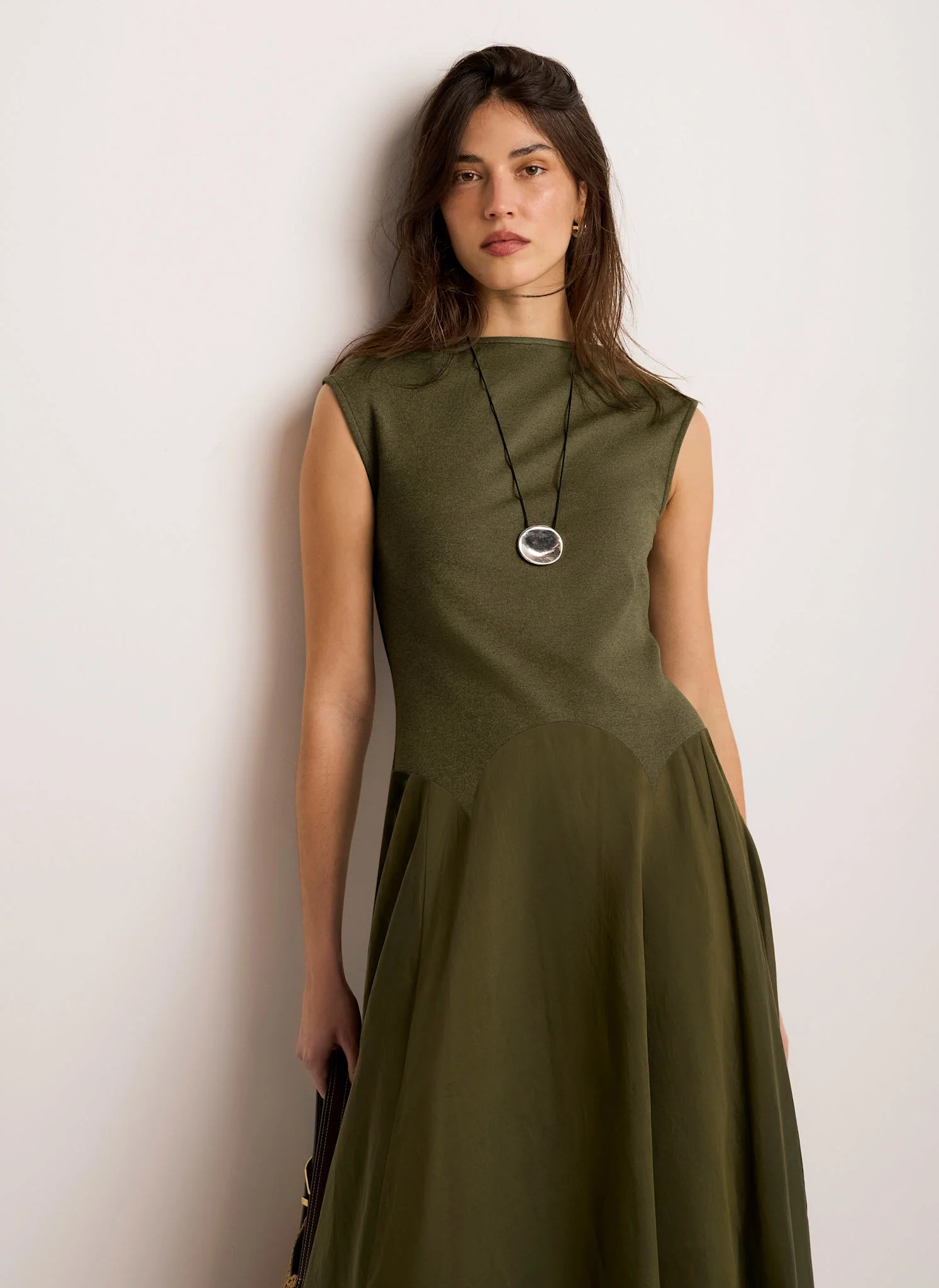 4730-khaki-jersey-drop-waist-maxi-dress-5.webp Khaki Jersey Drop Waist Maxi Dress