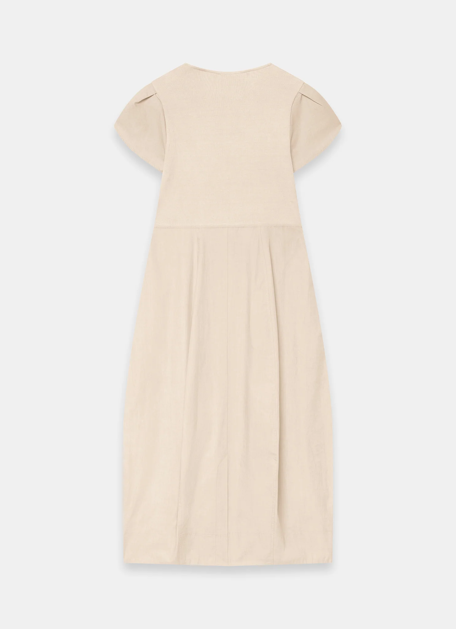 4754-neutral-cotton-blend-tulip-hem-midi-dress-8.webp Neutral Cotton Blend Tulip Hem Midi Dress