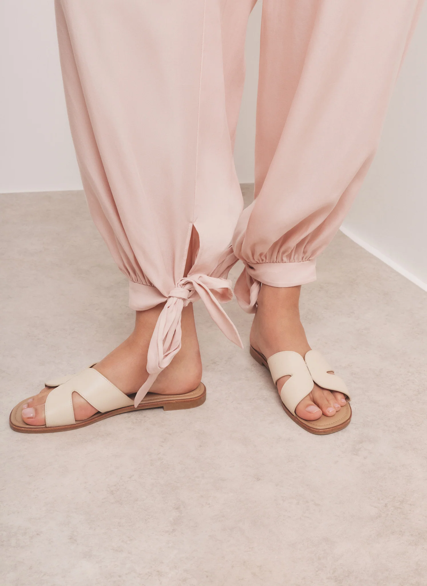 Pink Soft Balloon Trousers