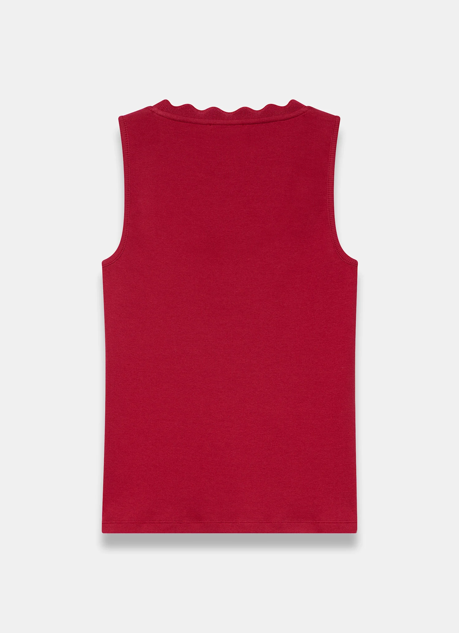 4826-red-scallop-trim-vest-top-7.webp Red Scallop Trim Vest Top