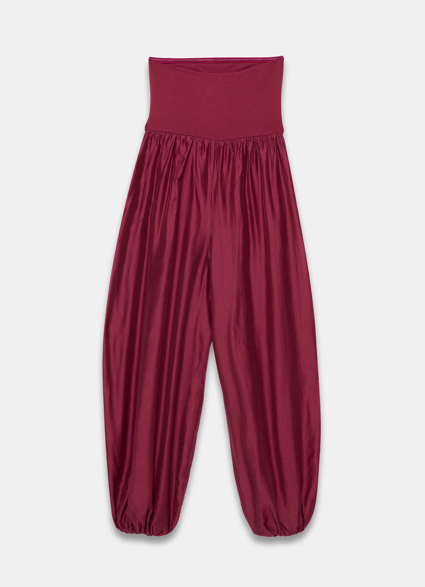 Red Bandeau Balloon Jumpsuit