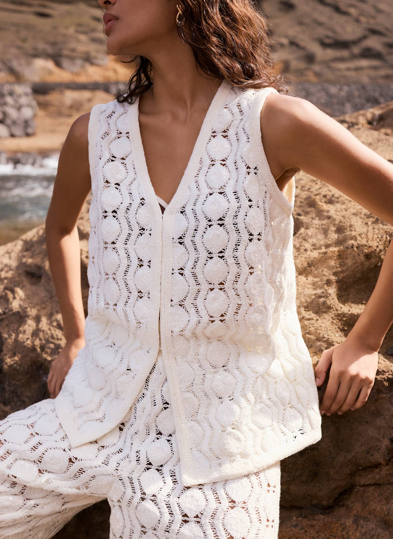 4838-white-crochet-sequin-top-2.jpg White Crochet Sequin Top