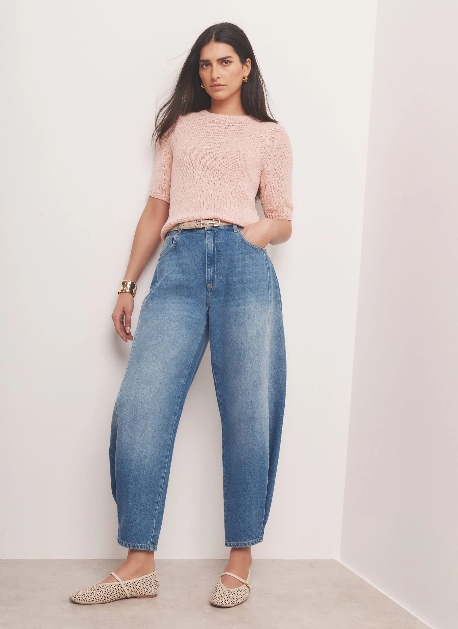 4916-pink-cotton-blend-knit-top-5.webp Pink Cotton Blend Knit Top