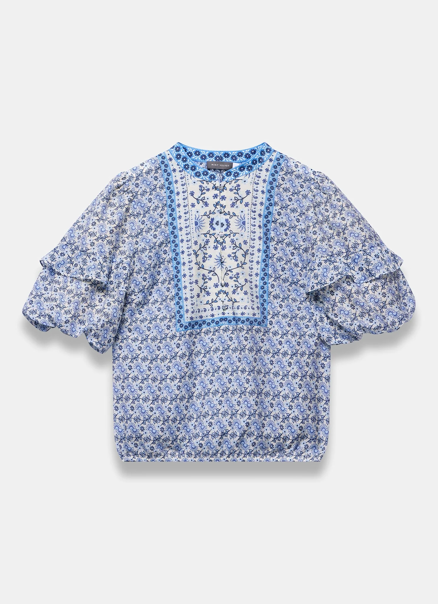 4946-blue-floral-print-blouse-7.webp Blue Floral Print Blouse