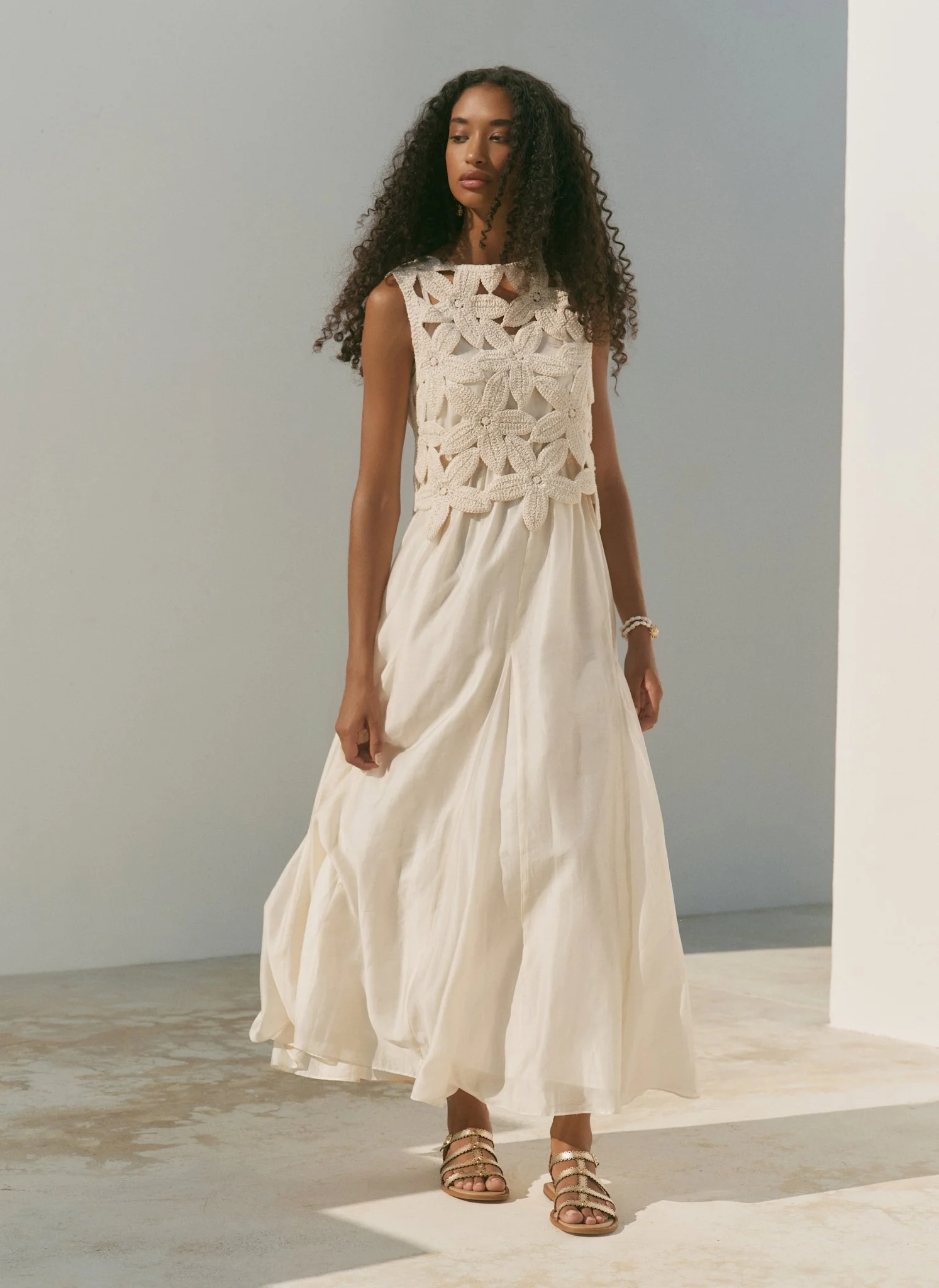 5126-cream-cotton-blend-crochet-maxi-dress-1.webp Cream Cotton Blend Crochet Maxi Dress