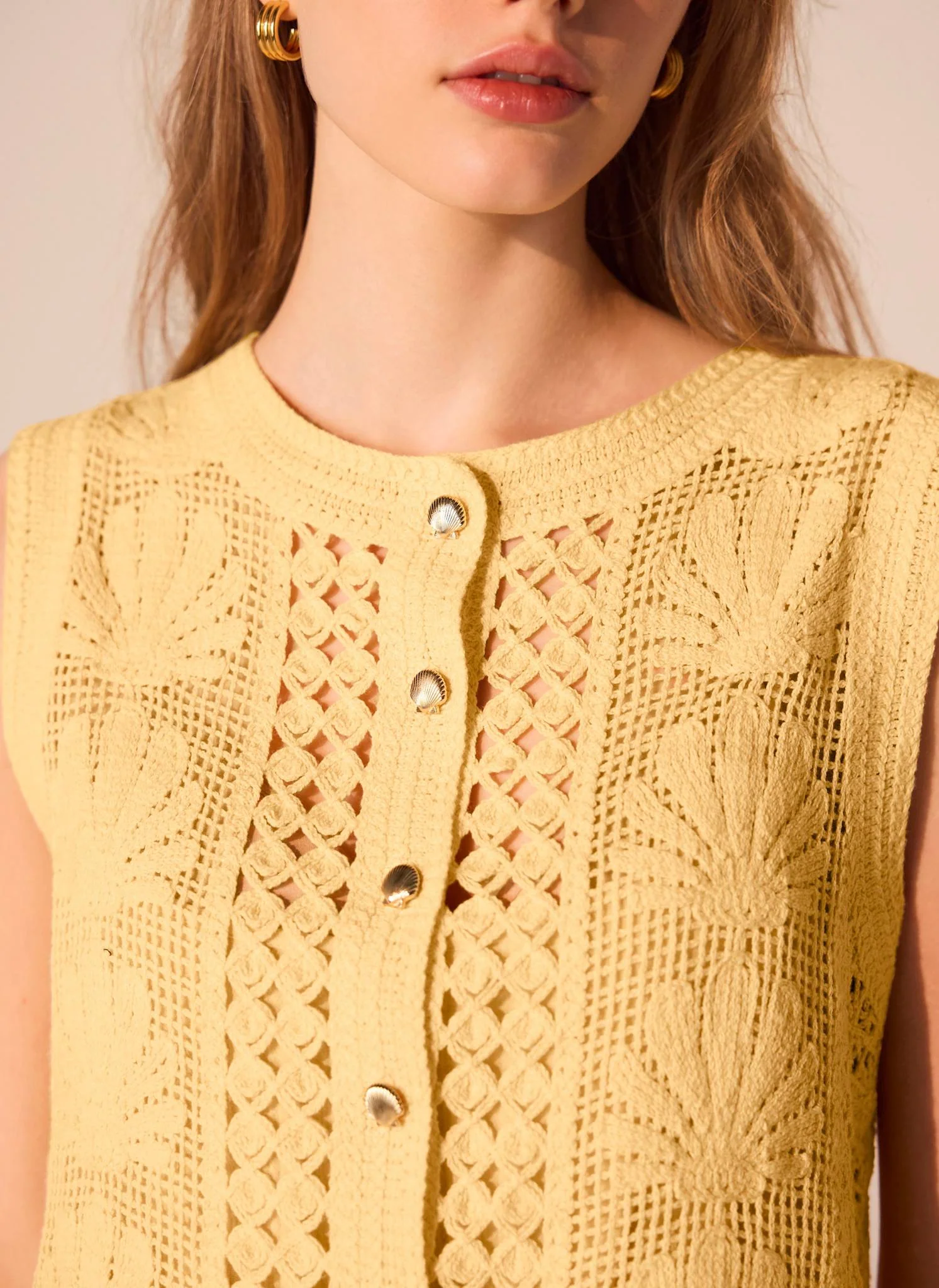 5132-yellow-crochet-shell-maxi-dress-6.webp Yellow Crochet Shell Maxi Dress