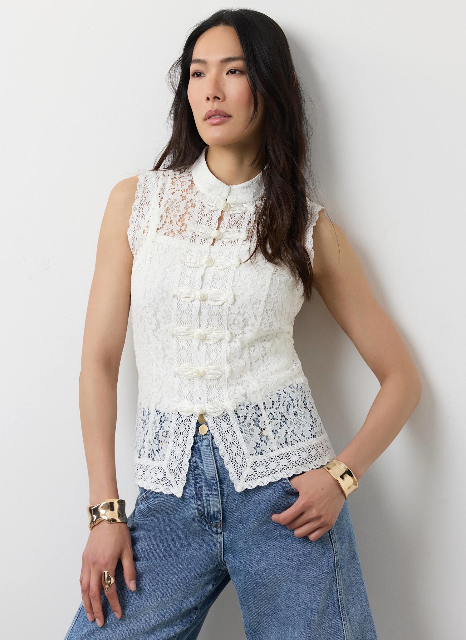 514-white-lace-detail-military-top-5.jpg White Lace Detail Military Top