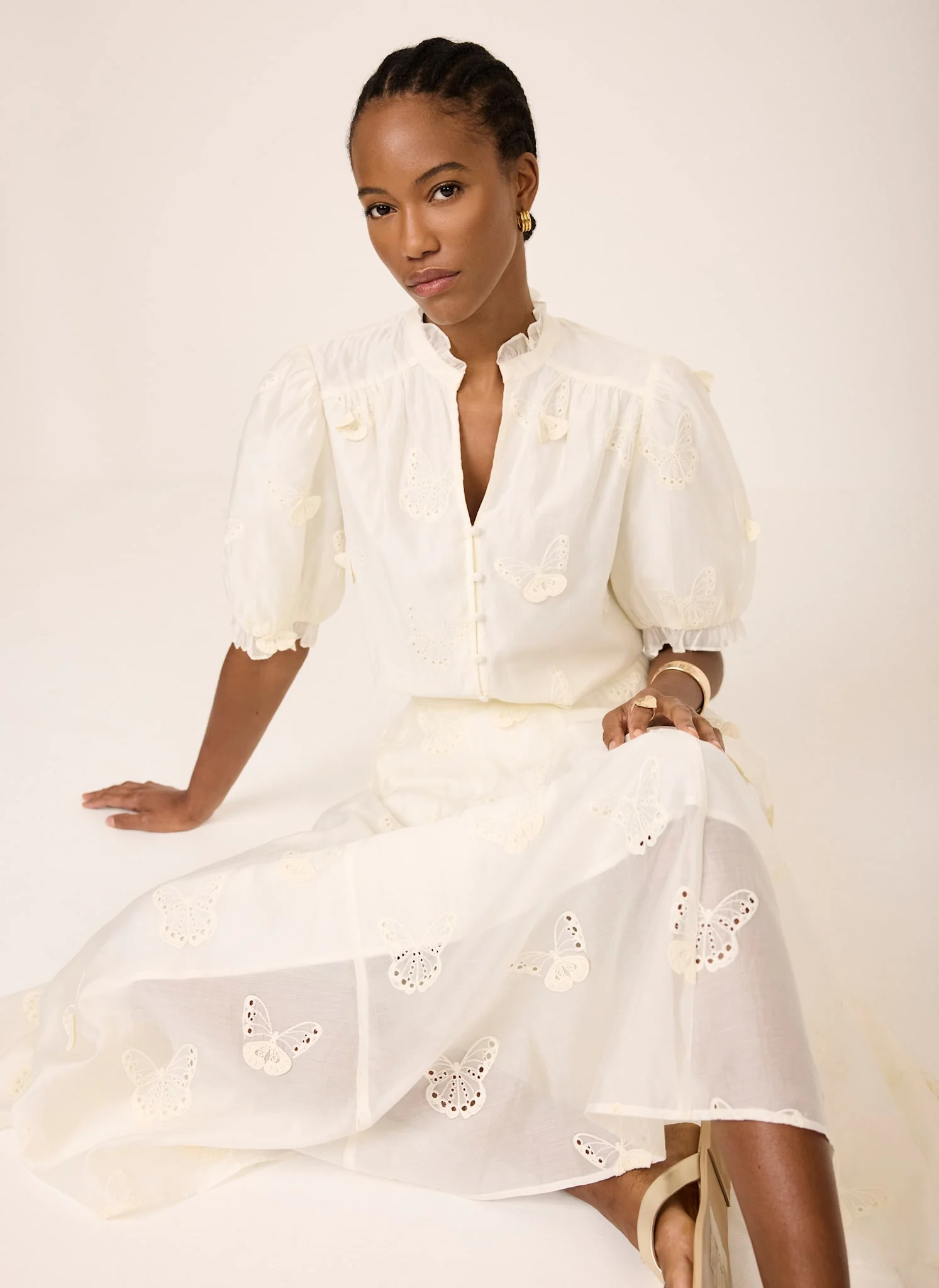 5156-white-embroidered-butterfly-detail-midi-skirt-2.webp White Embroidered Butterfly Detail Midi Skirt