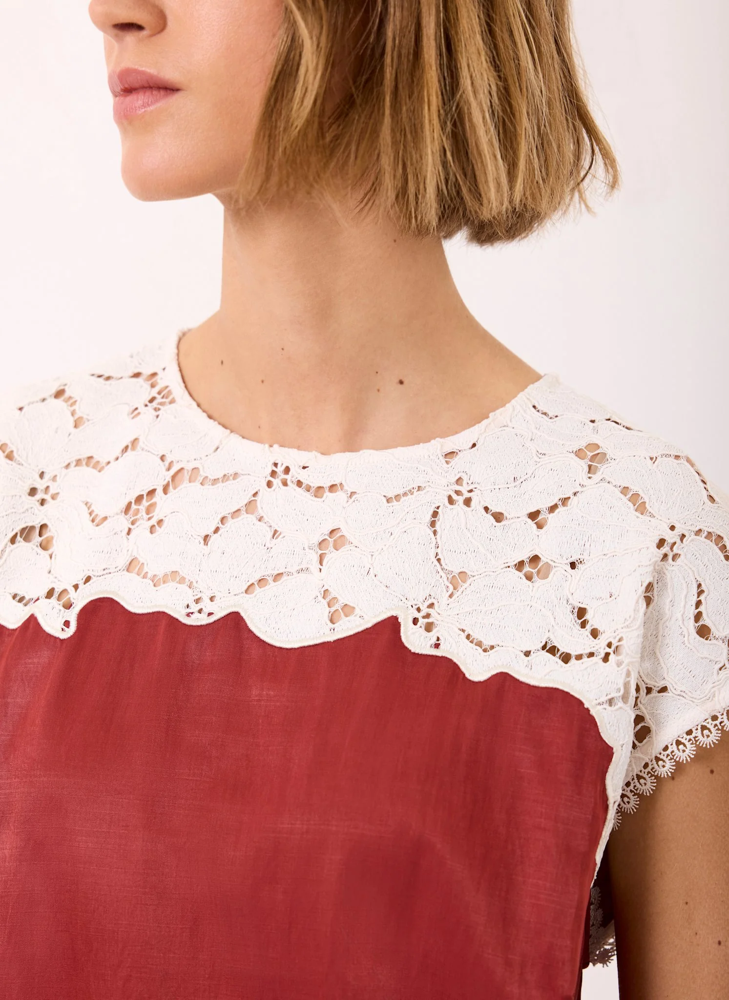 520-rust-red-satin-lace-top-4.webp Rust Red Satin Lace Top