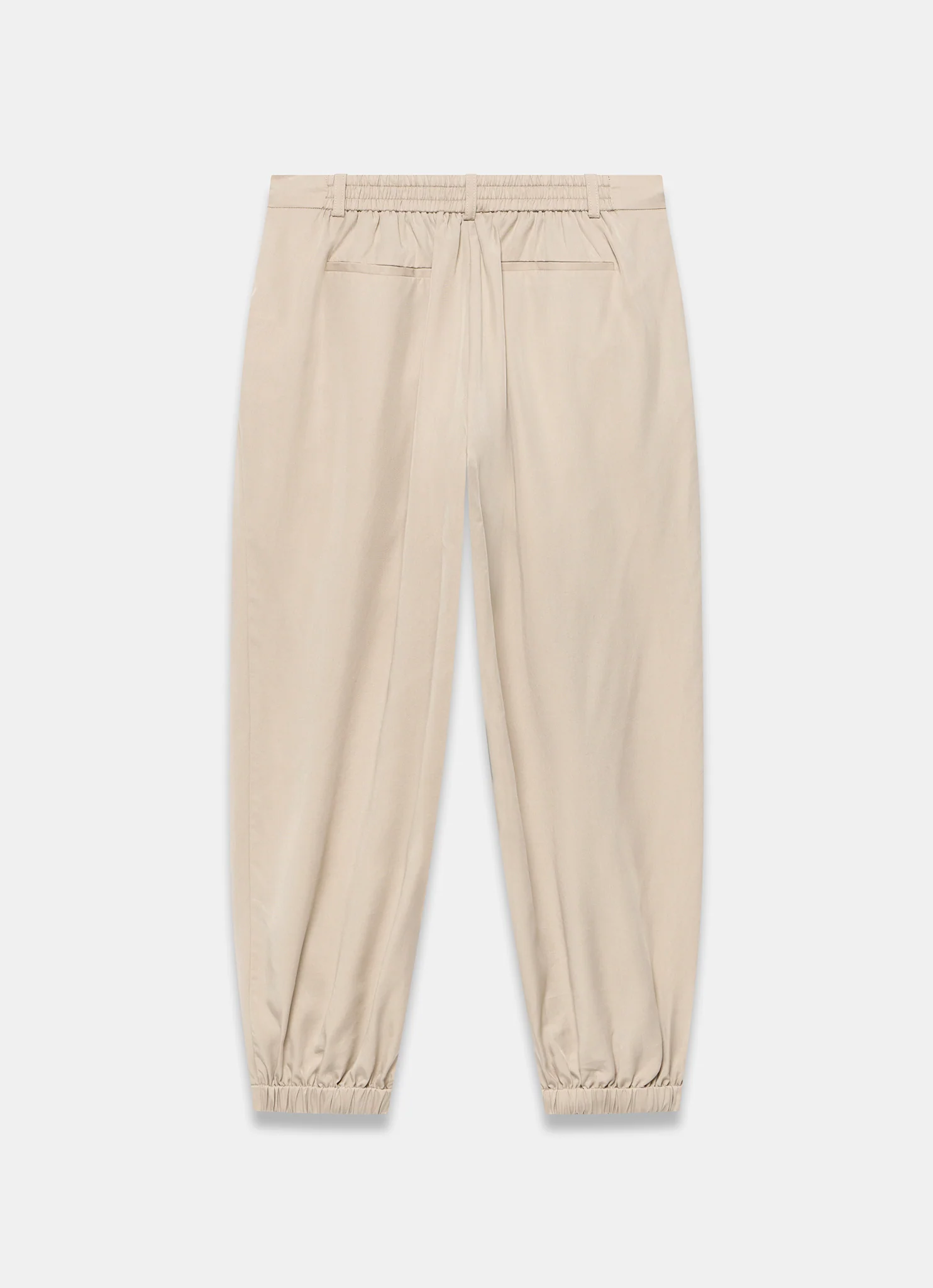 Neutral Tapered Balloon Trousers