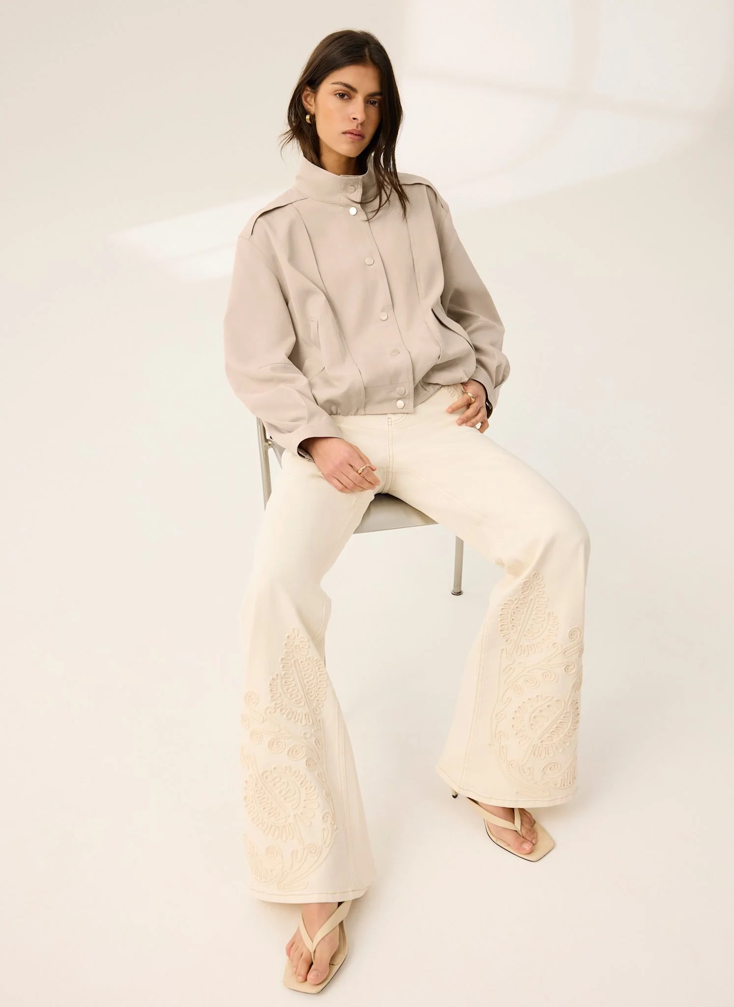 5226-cream-denim-embroidered-flared-jeans-2.webp Cream Denim Embroidered Flared Jeans