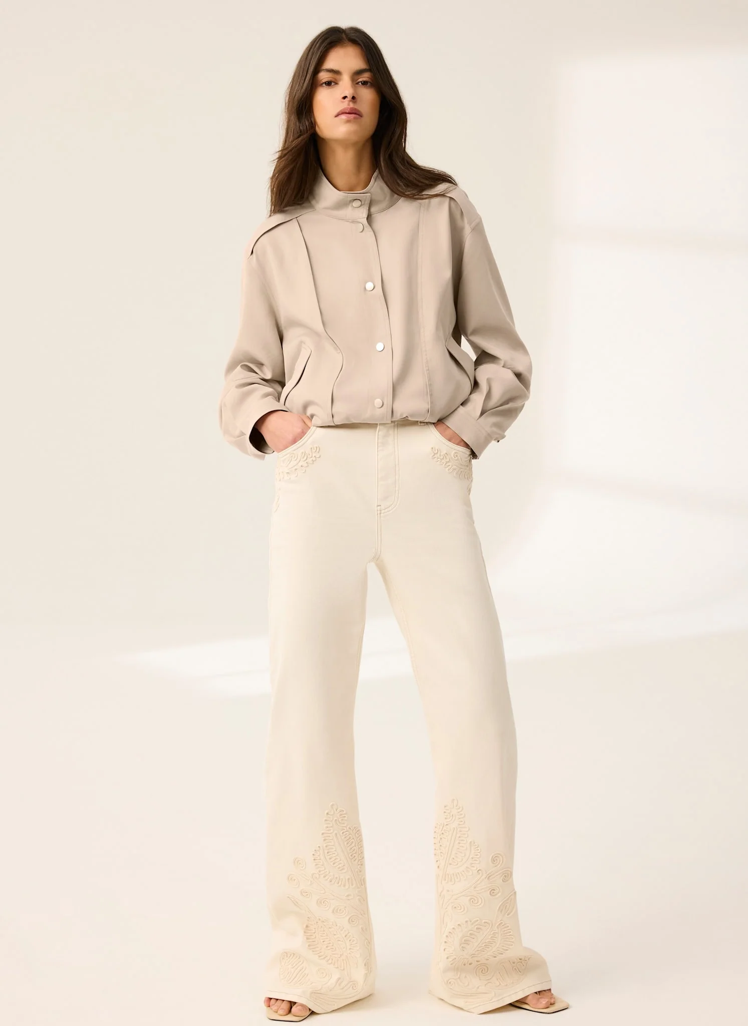 5226-cream-denim-embroidered-flared-jeans-4.webp Cream Denim Embroidered Flared Jeans