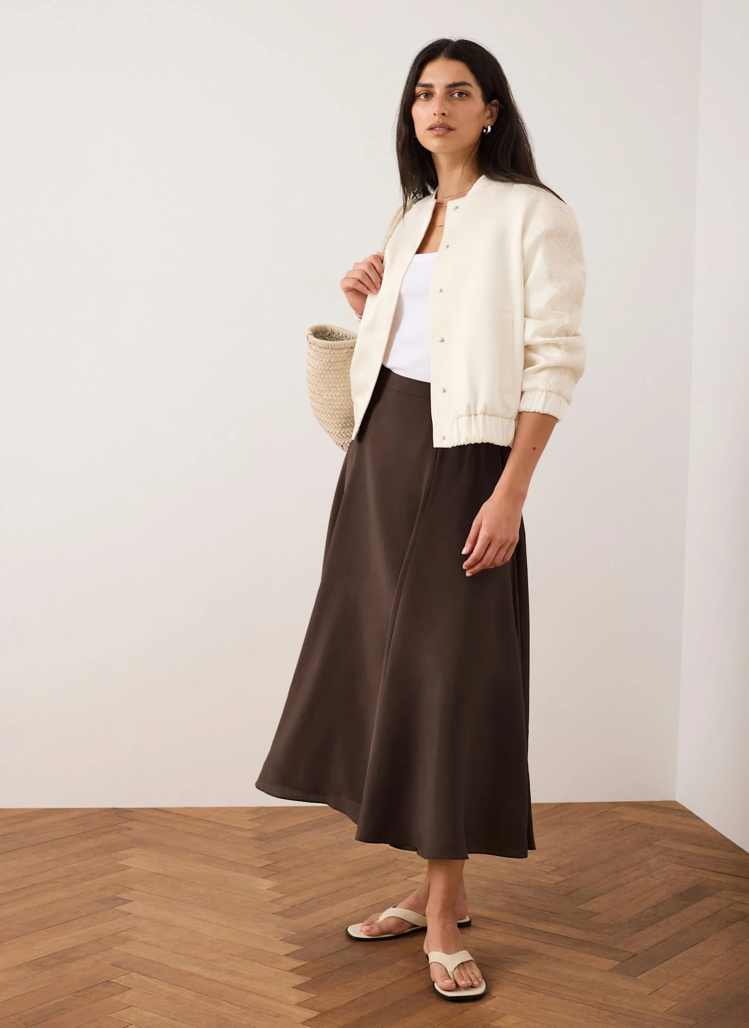5314-brown-a-line-midi-skirt-3.webp Brown A Line Midi Skirt