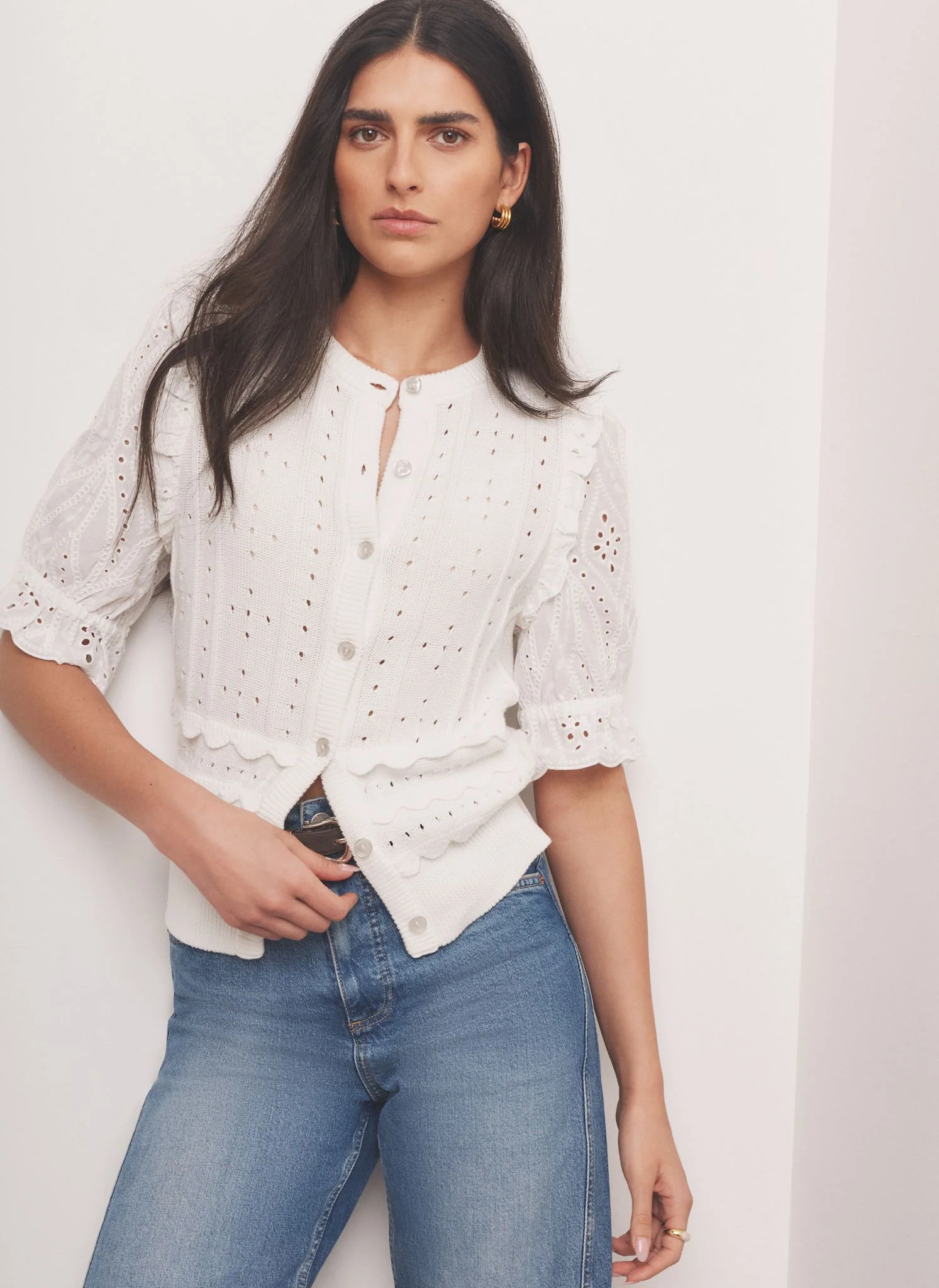 5328-white-cotton-broderie-knit-top-1.webp White Cotton Broderie Knit Top