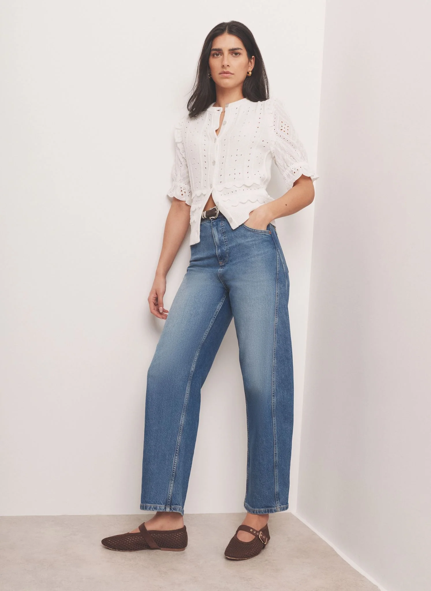 5328-white-cotton-broderie-knit-top-4.webp White Cotton Broderie Knit Top