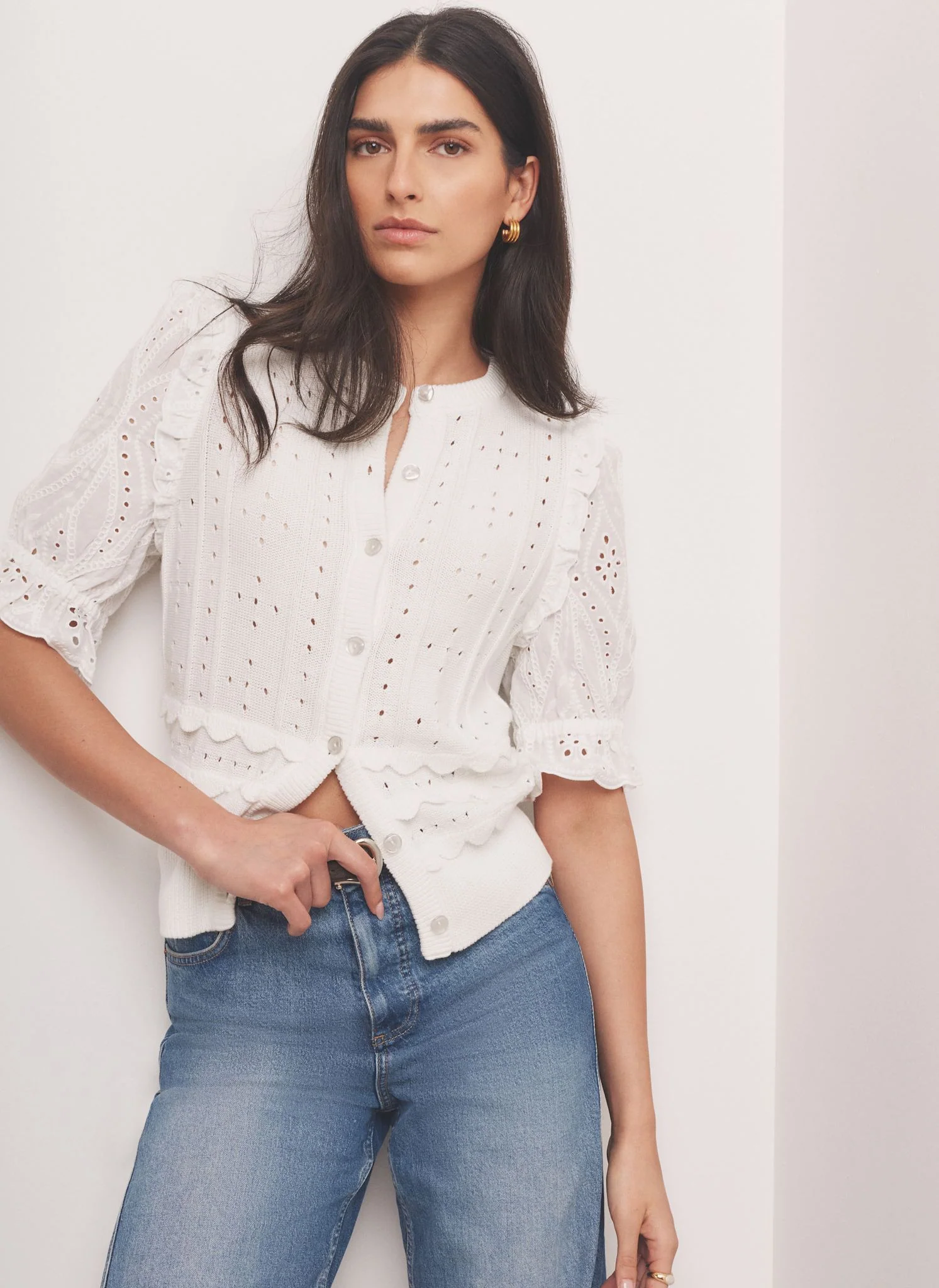5328-white-cotton-broderie-knit-top-5.webp White Cotton Broderie Knit Top