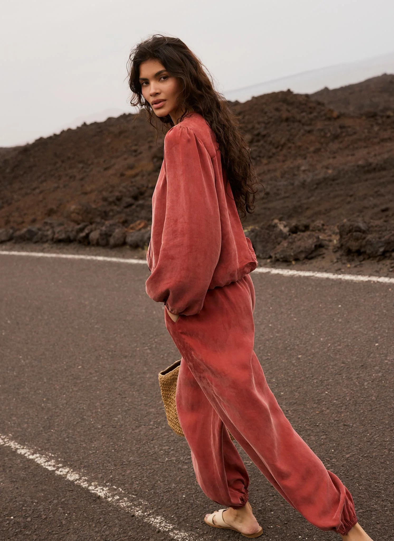 Rust Red Balloon Trousers