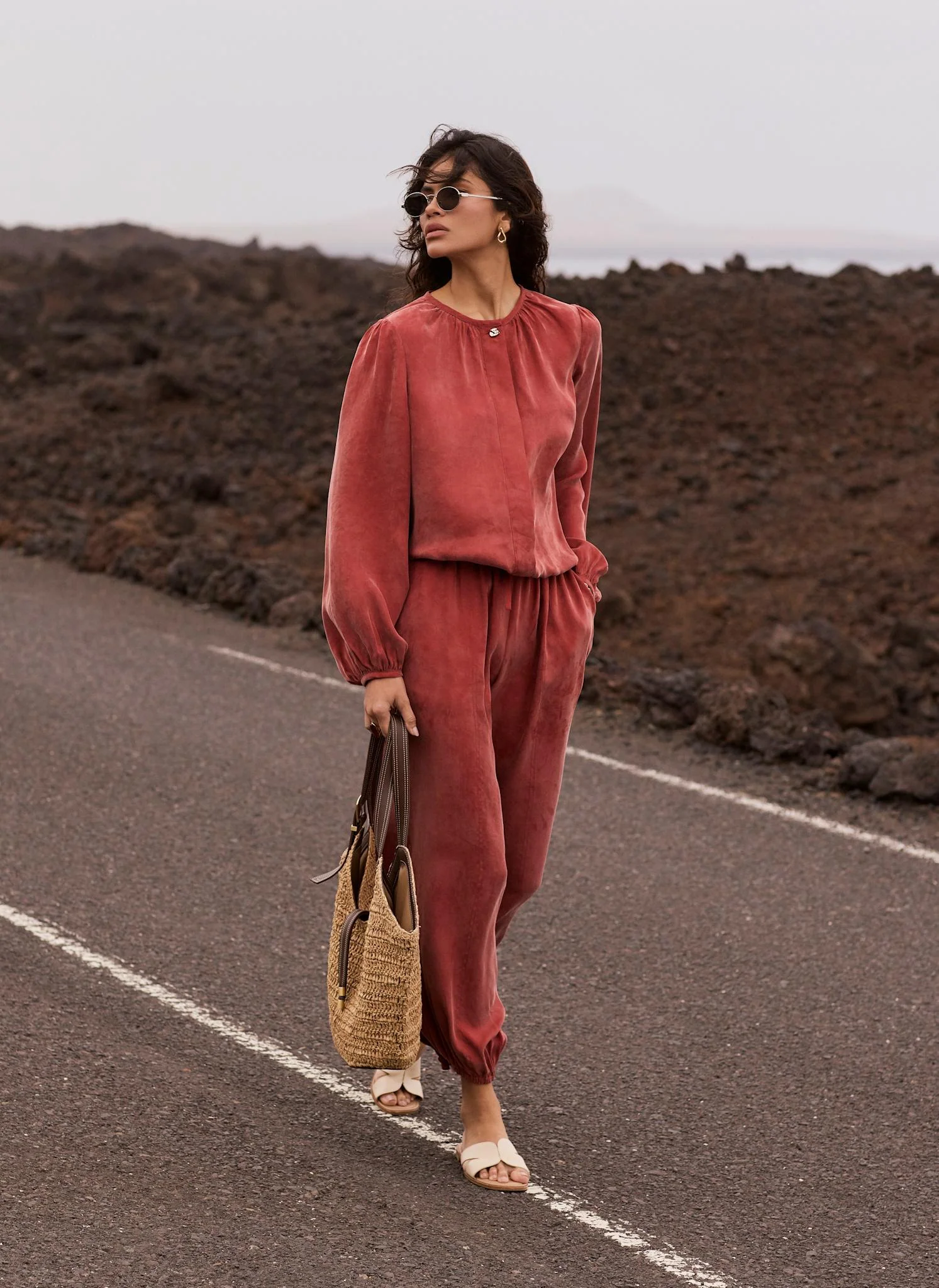 Rust Red Balloon Trousers