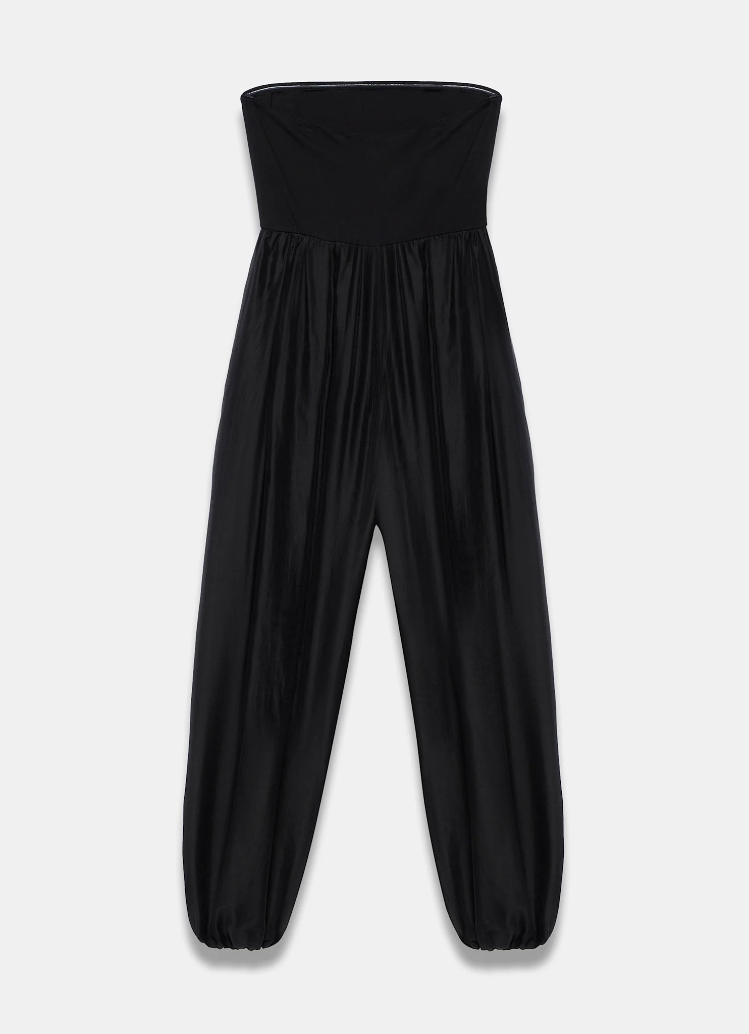 Black Bandeau Balloon Jumpsuit
