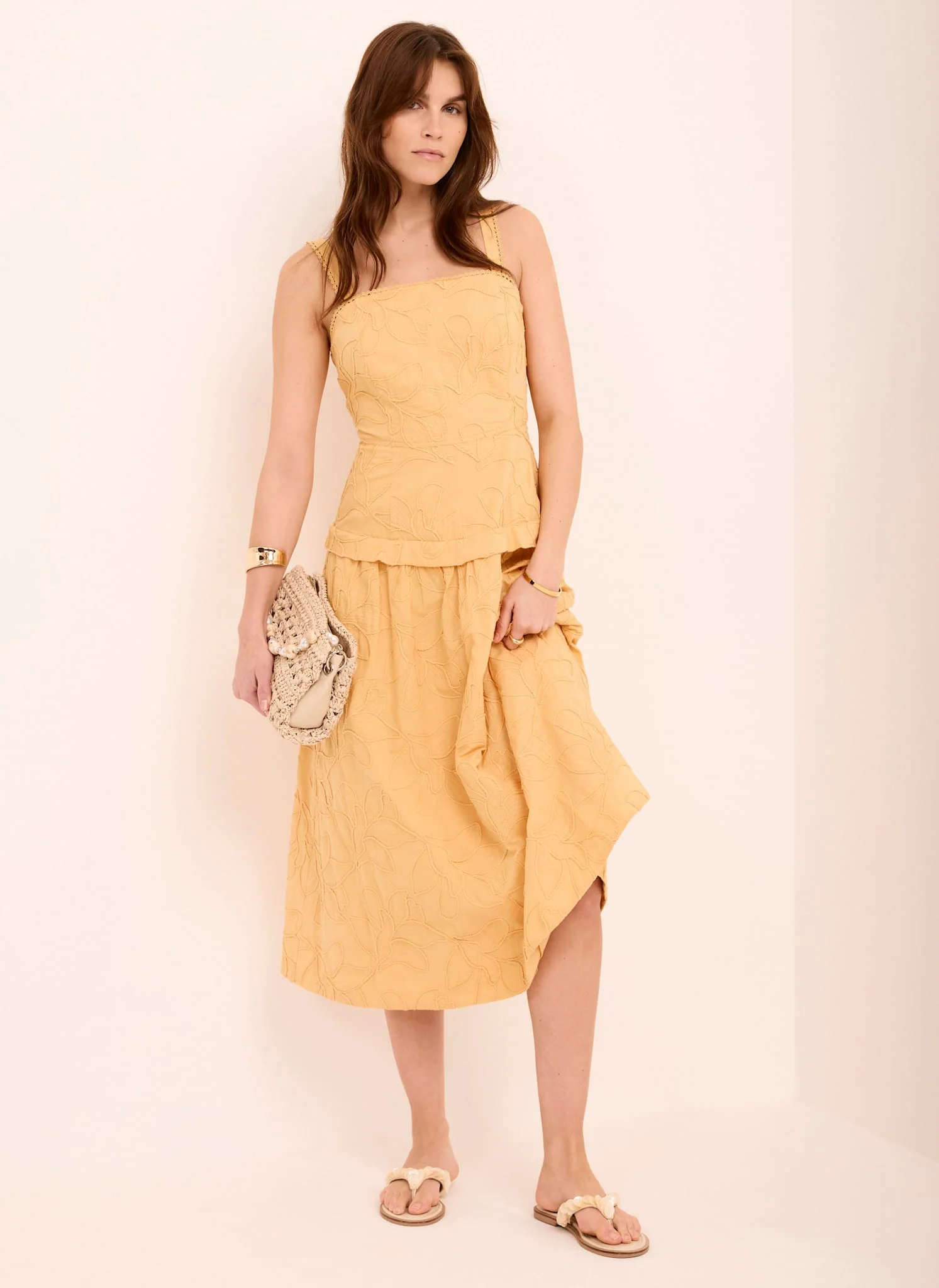5488-yellow-cotton-floral-midi-dress-4.webp Yellow Cotton Floral Midi Dress