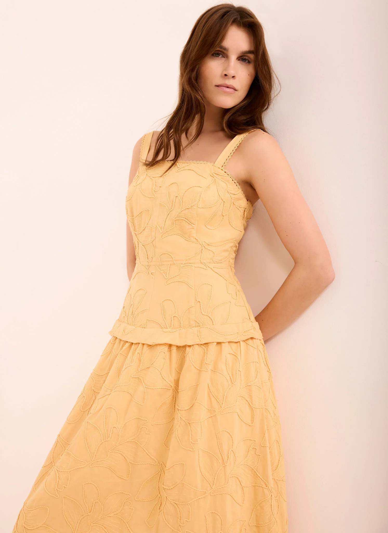 5488-yellow-cotton-floral-midi-dress-5.webp Yellow Cotton Floral Midi Dress