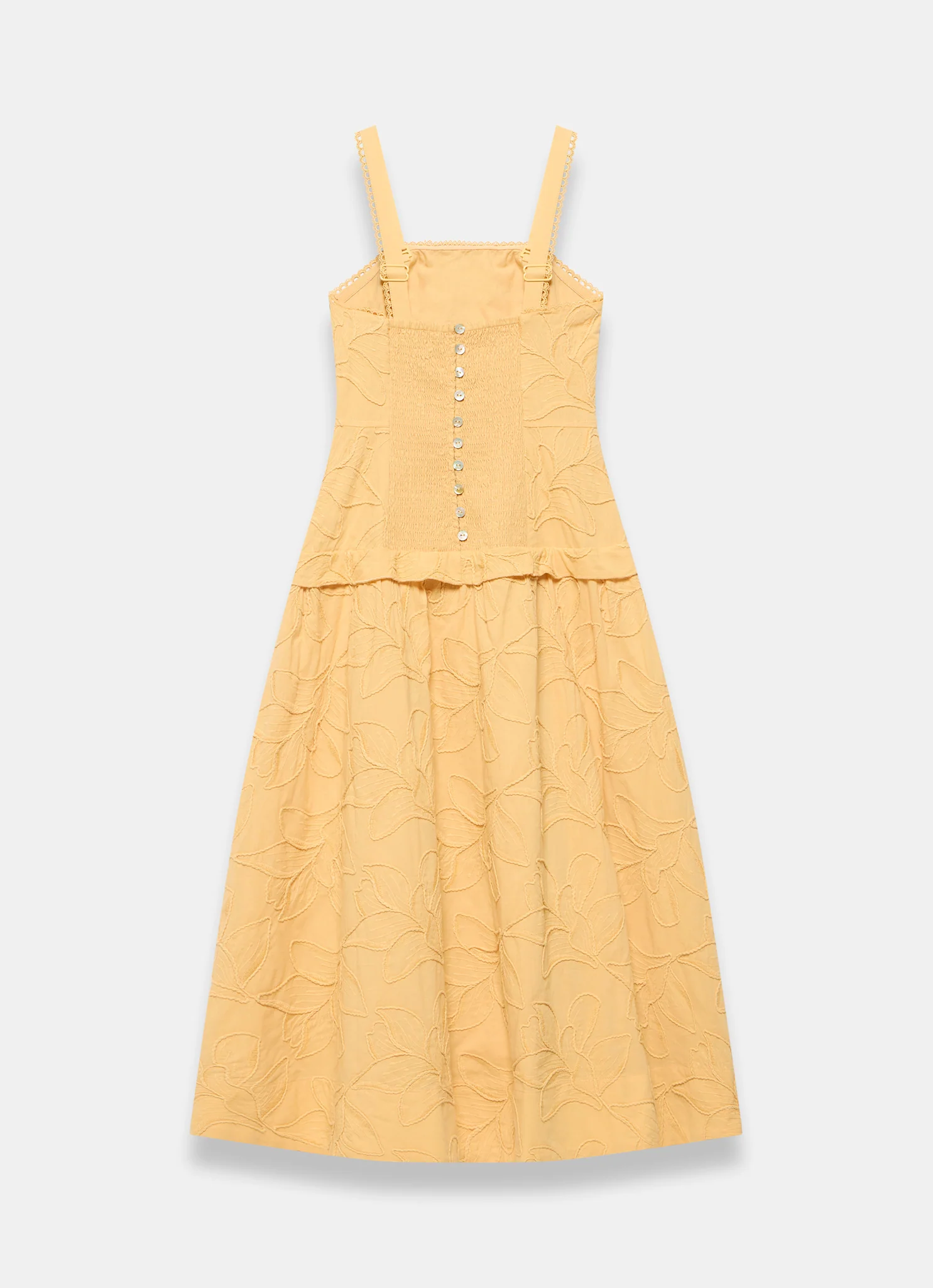 5488-yellow-cotton-floral-midi-dress-8.webp Yellow Cotton Floral Midi Dress